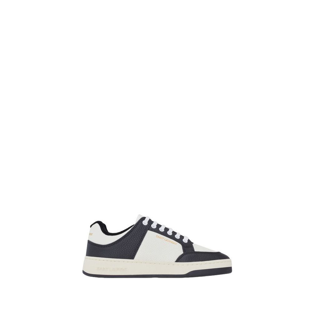 SAINT LAURENT SL/61 $880 Black/White Sneakers New & Authenti