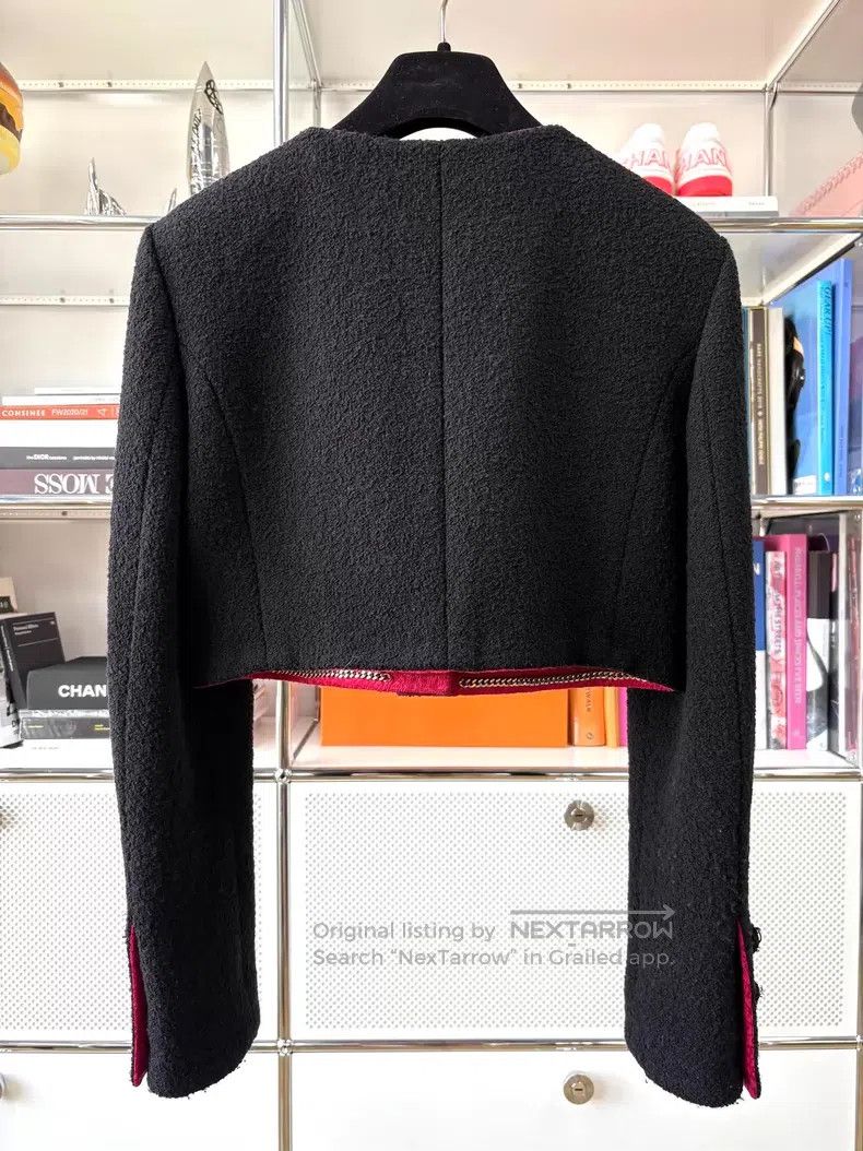 Chanel Chanel 21C black rose red double C diamond buckle tweed sh Size XXS / US 00 / IT 34 - 3 Thumbnail