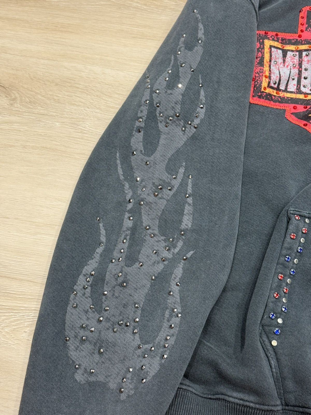 murd333r.fm Murd333r.fm OG Chopper Rhinestone Hoodie Size US XL / EU 56 / 4 - 7 Thumbnail