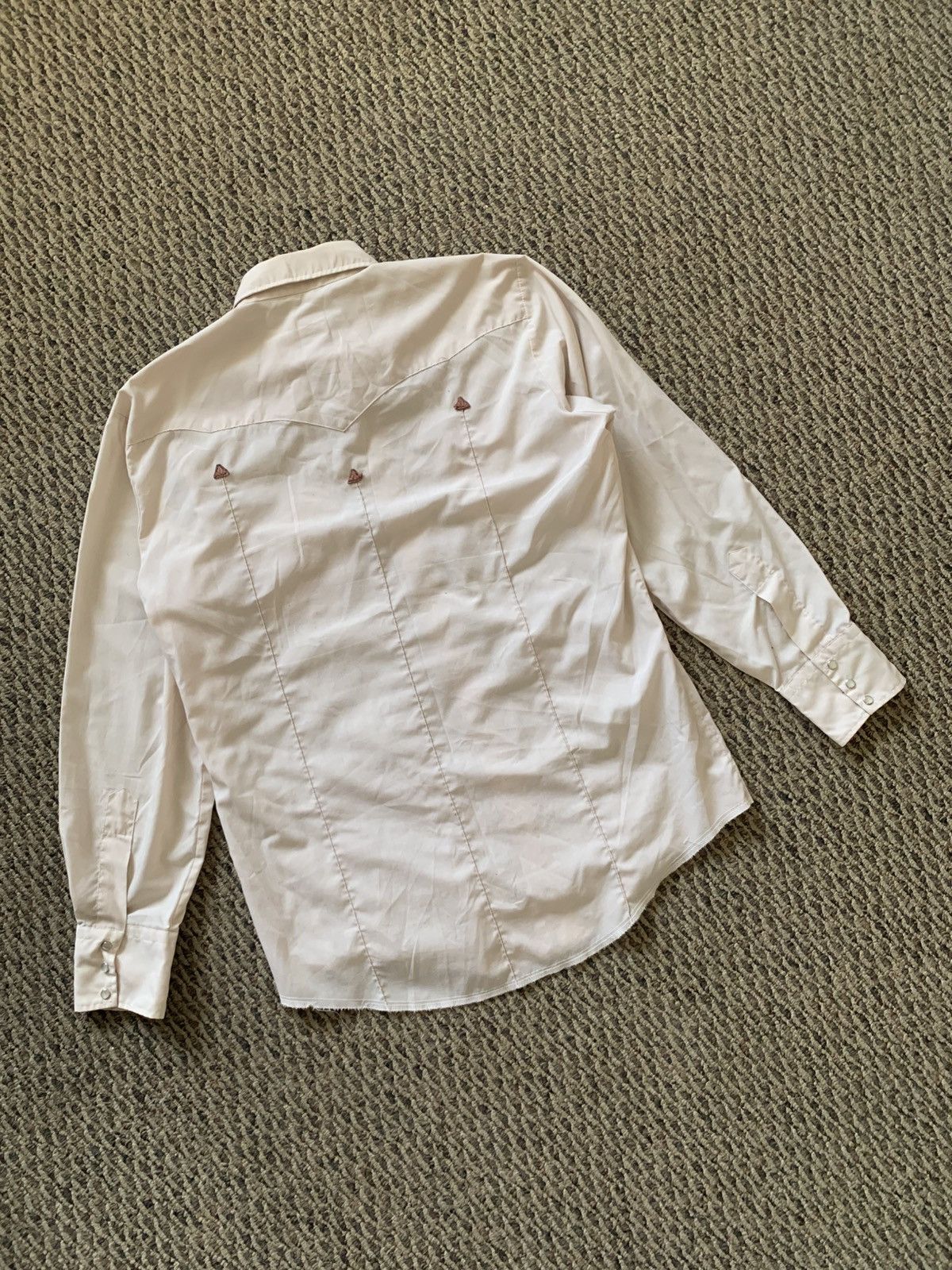 Vintage Vintage 1980s Karman Western Style Pearl Snap Button Up Size US M / EU 48-50 / 2 - 2 Thumbnail