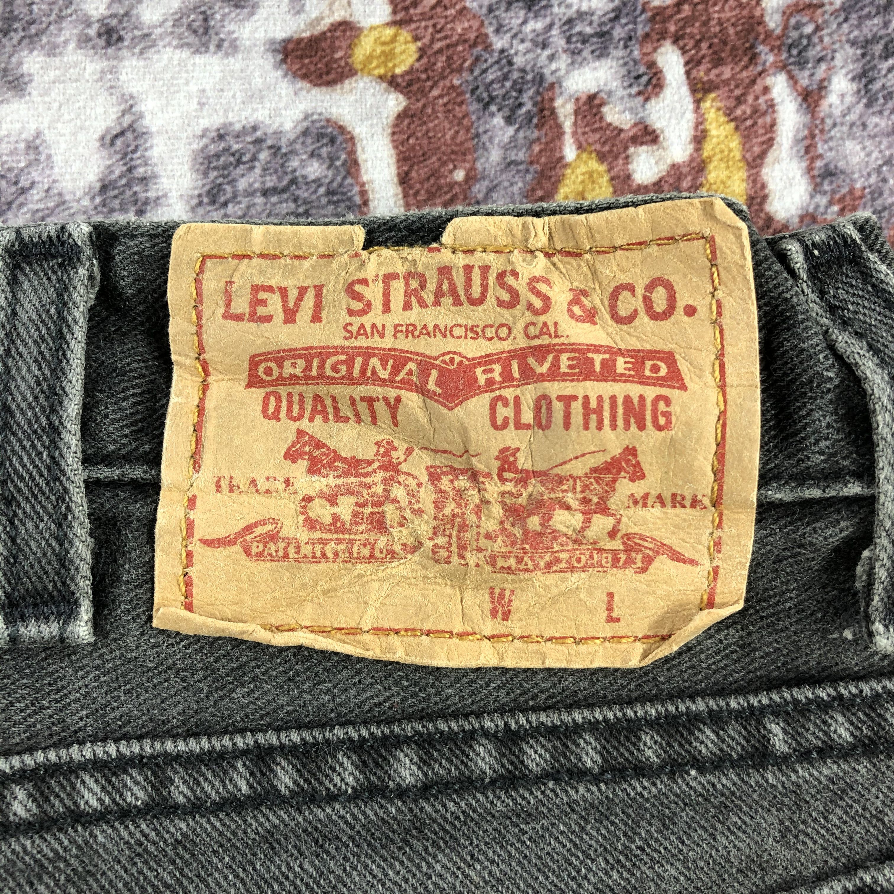 Levi's × Vintage Vintage Faded Black Levis Jeans-JM3062 Size US 37 - 7 Thumbnail
