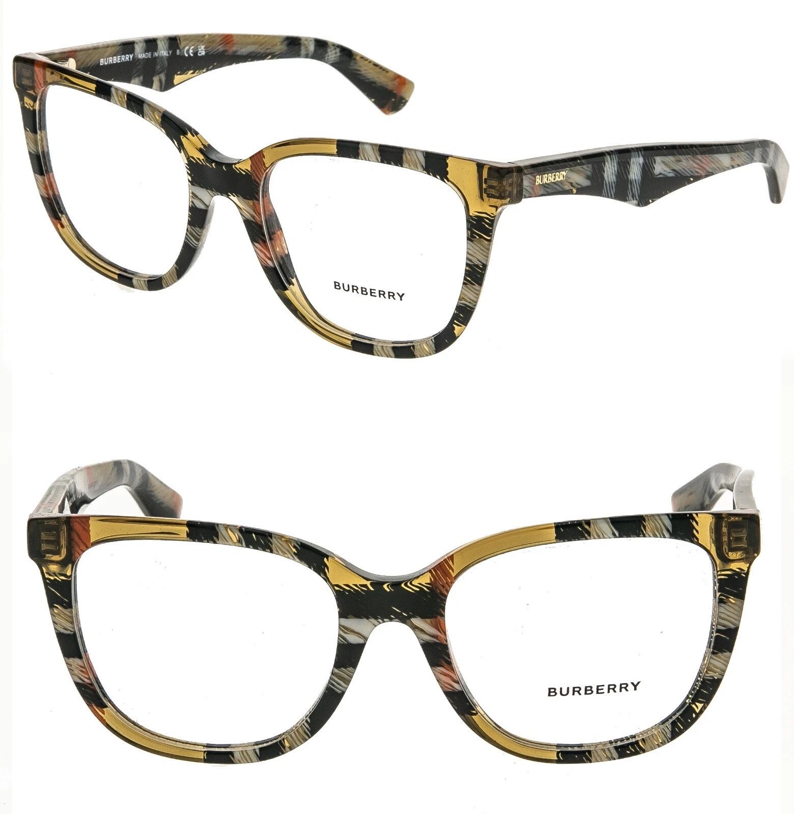 BURBERRY BE2415 Brown Check Classic Eyeglasses Optical 2415