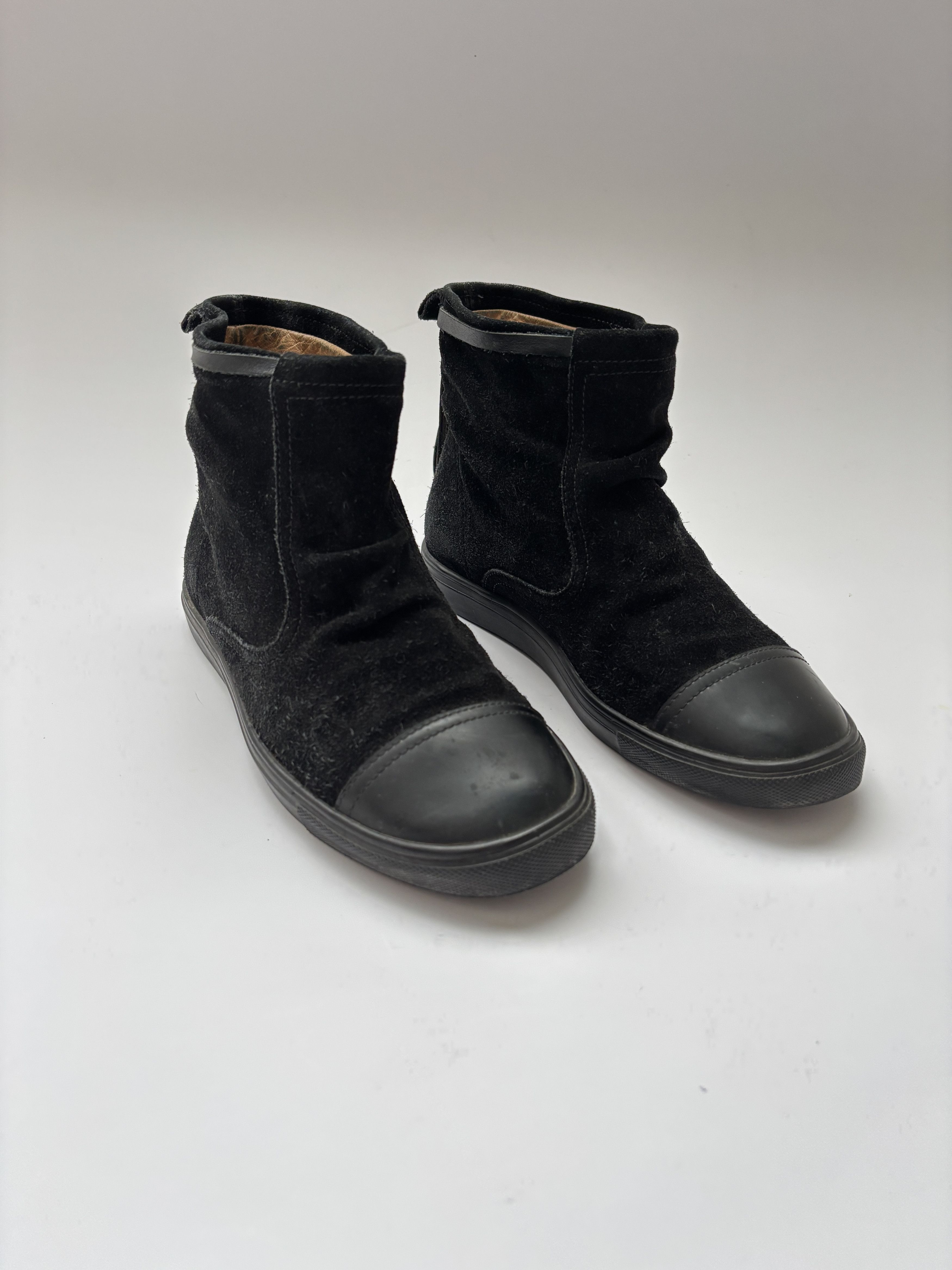 Maison Margiela ⚡️QUICK SALE⚡️Maison Margiela MM6 Black Suede Ankle Boots Size US 7 / IT 37 - 2 Thumbnail