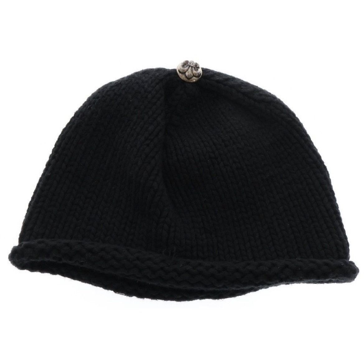 Chrome Hearts Chrome Hearts Black/Silver Flare Beanie Size ONE SIZE - 2 Thumbnail