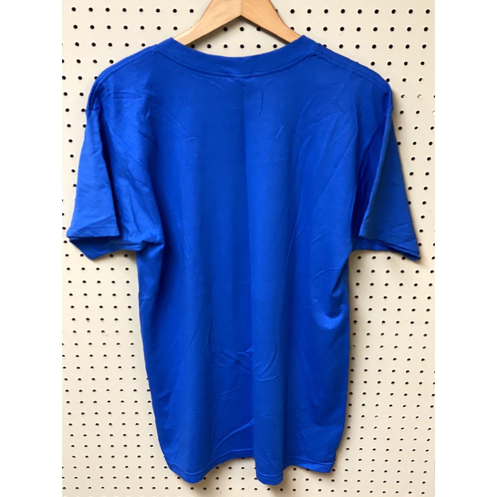 Fruit Of The Loom VINTAGE Mens New NOS Schenectady inner city Ministry T-shirt Large L Blue Church Size US L / EU 52-54 / 3 - 2 Thumbnail