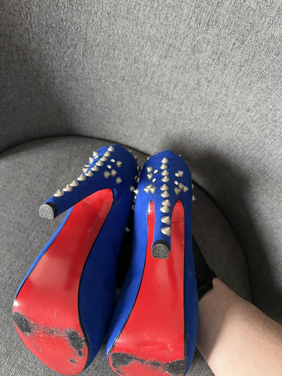 Christian Louboutin Christian Louboutin High Heels Red Sole Luxury Designe Pumps Size US 8 / IT 38 - 15 Thumbnail