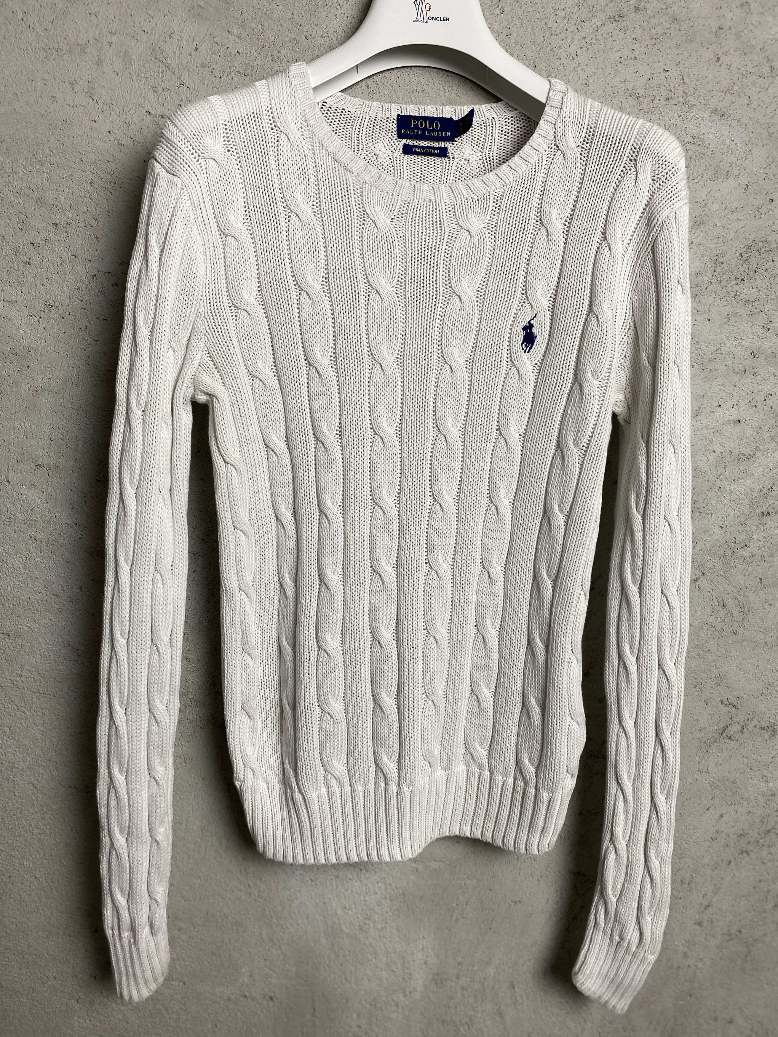 Polo Ralph Lauren Polo Ralph Lauren cable knit sweater knitwear oldmoney Size S / US 4 / IT 40 - 1 Thumbnail