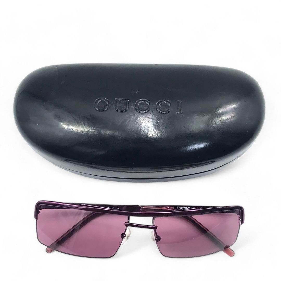 Gucci Gucci - Pink Sunglasses Purple Metal Size ONE SIZE - 10 Thumbnail