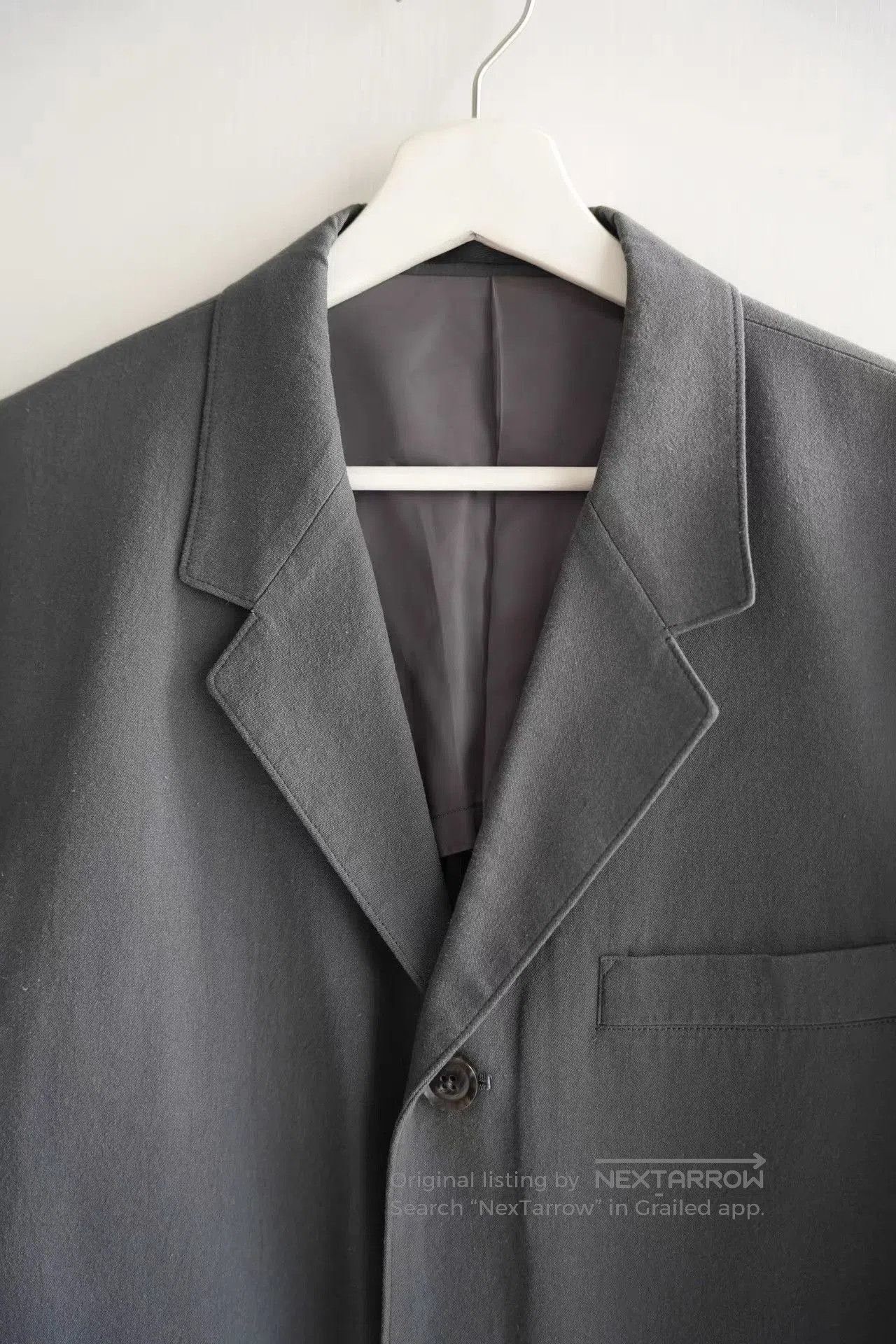 Yohji Yamamoto Gray Long Button. Size US M / EU 48-50 / 2 - 3 Thumbnail