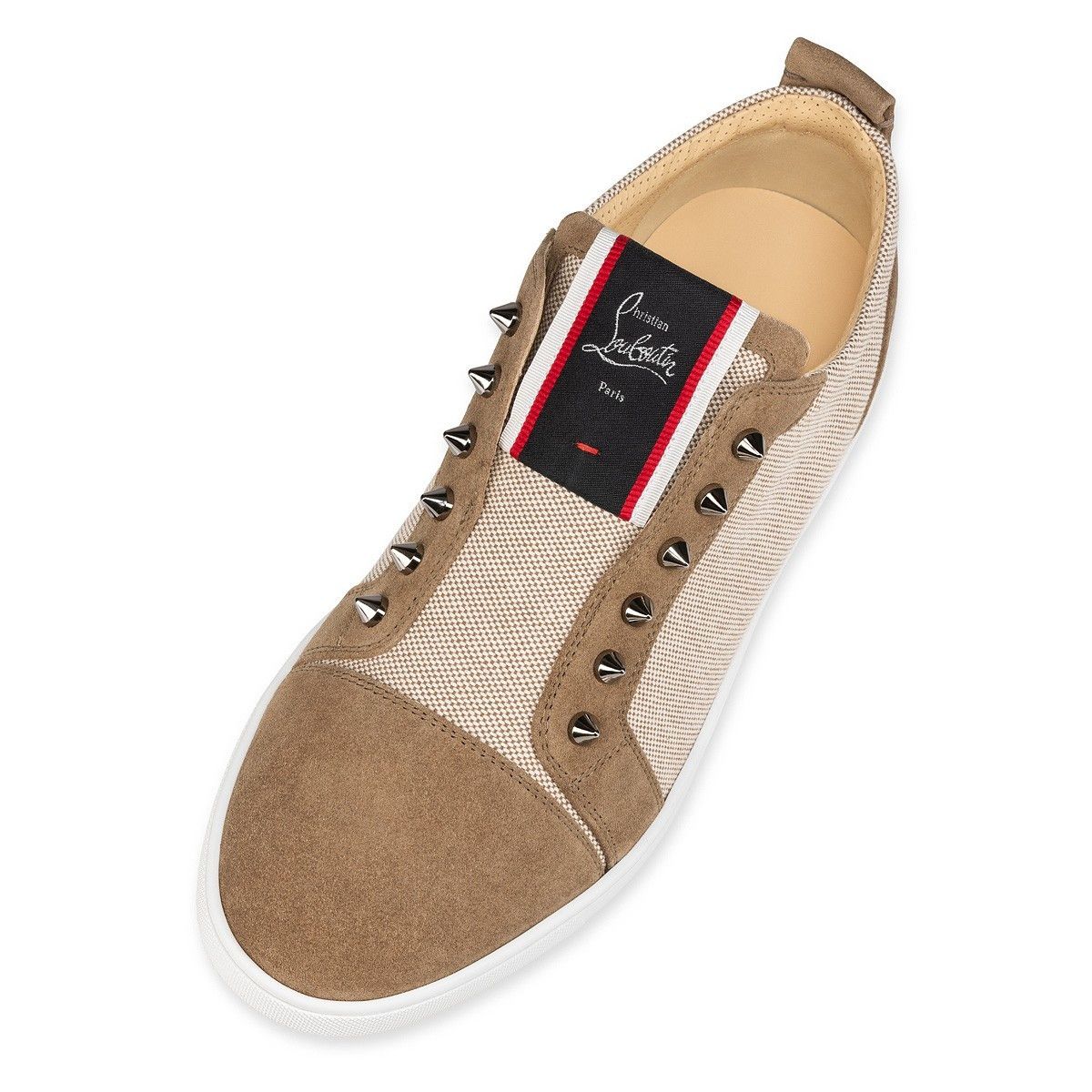 Christian Louboutin o1bcso1str0825 F.A.V Fique A Vontade in Brown/Beige Size US 9 / EU 42 - 4 Thumbnail