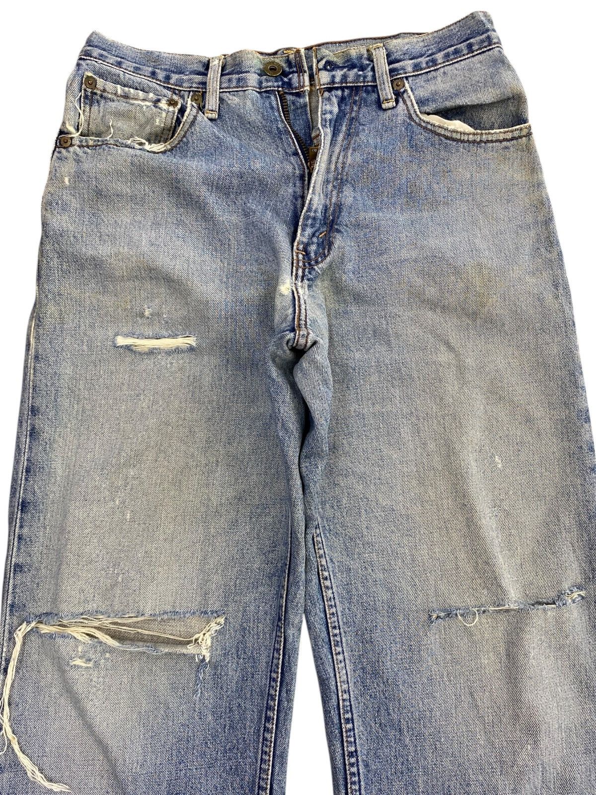 Levi's Vintage Levi’s Acid Light Blue Wash Style Loose Jeans Size US 29 - 2 Thumbnail