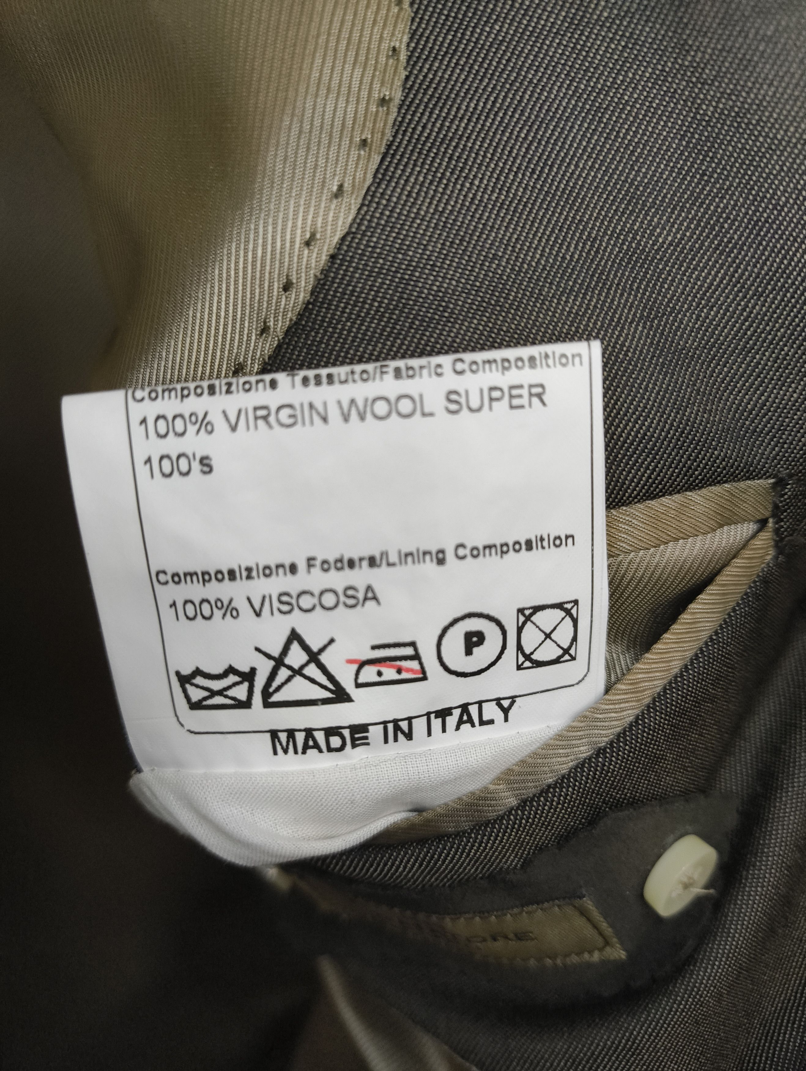 Tagliatore Tagliatore IT 50 Suit – Drop 7R – Super 100’s Wool Size 50R - 6 Thumbnail