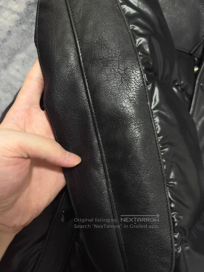Saint Laurent Paris Saint Laurent Paris Black Samurai Leather Hooded Puffer Ja Size US S / EU 44-46 / 1 - 5 Thumbnail