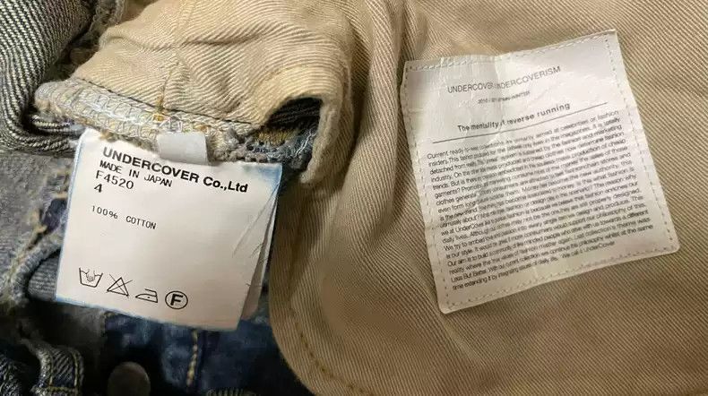 Undercover UNDERCOVER Japanese Takahashi shield stitching craft jeans Size US 36 / EU 52 - 3 Thumbnail