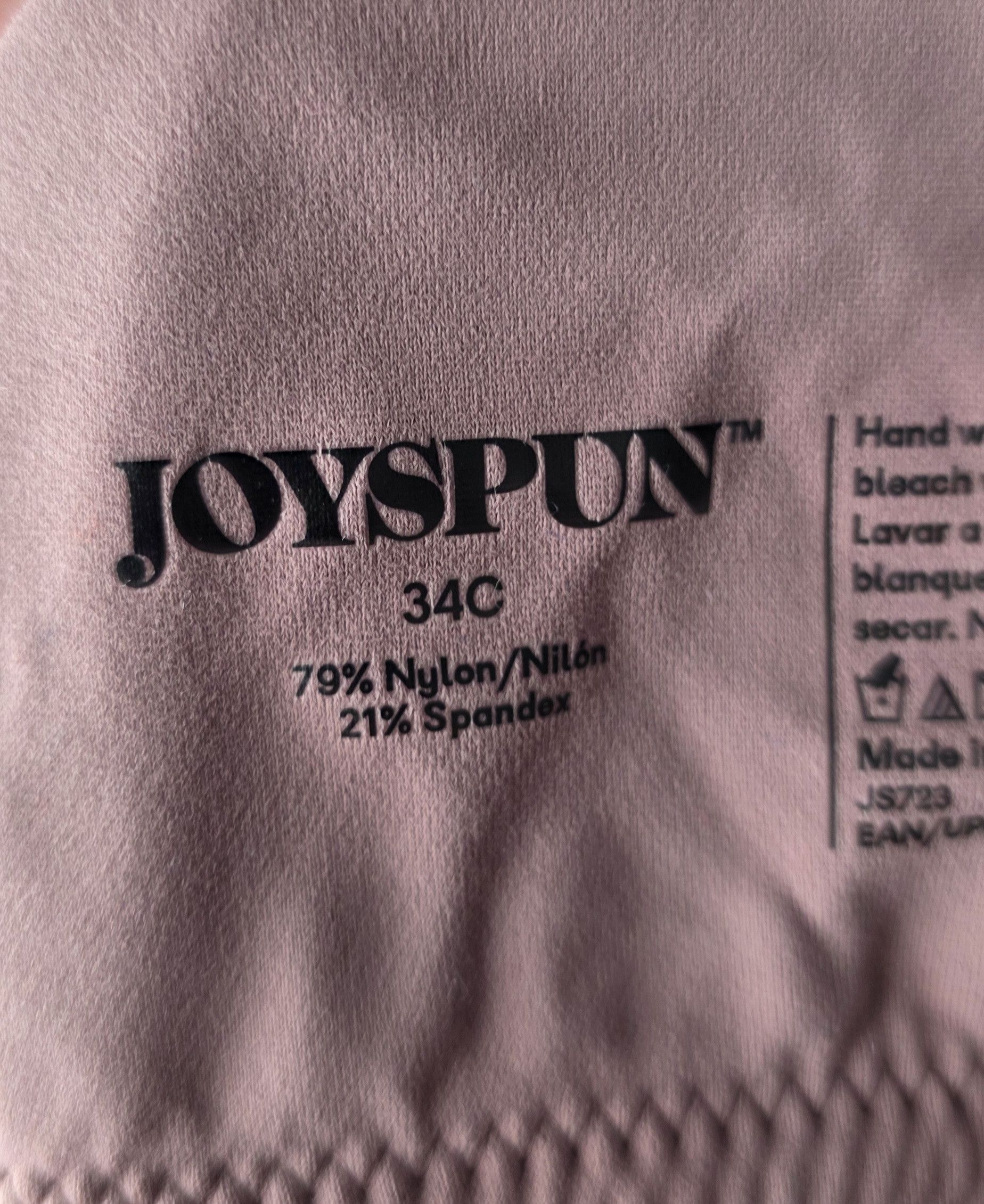 Other Joyspun Front Close Racerback Push Up Bra Sunset Purple 34C Size ONE SIZE - 3 Thumbnail