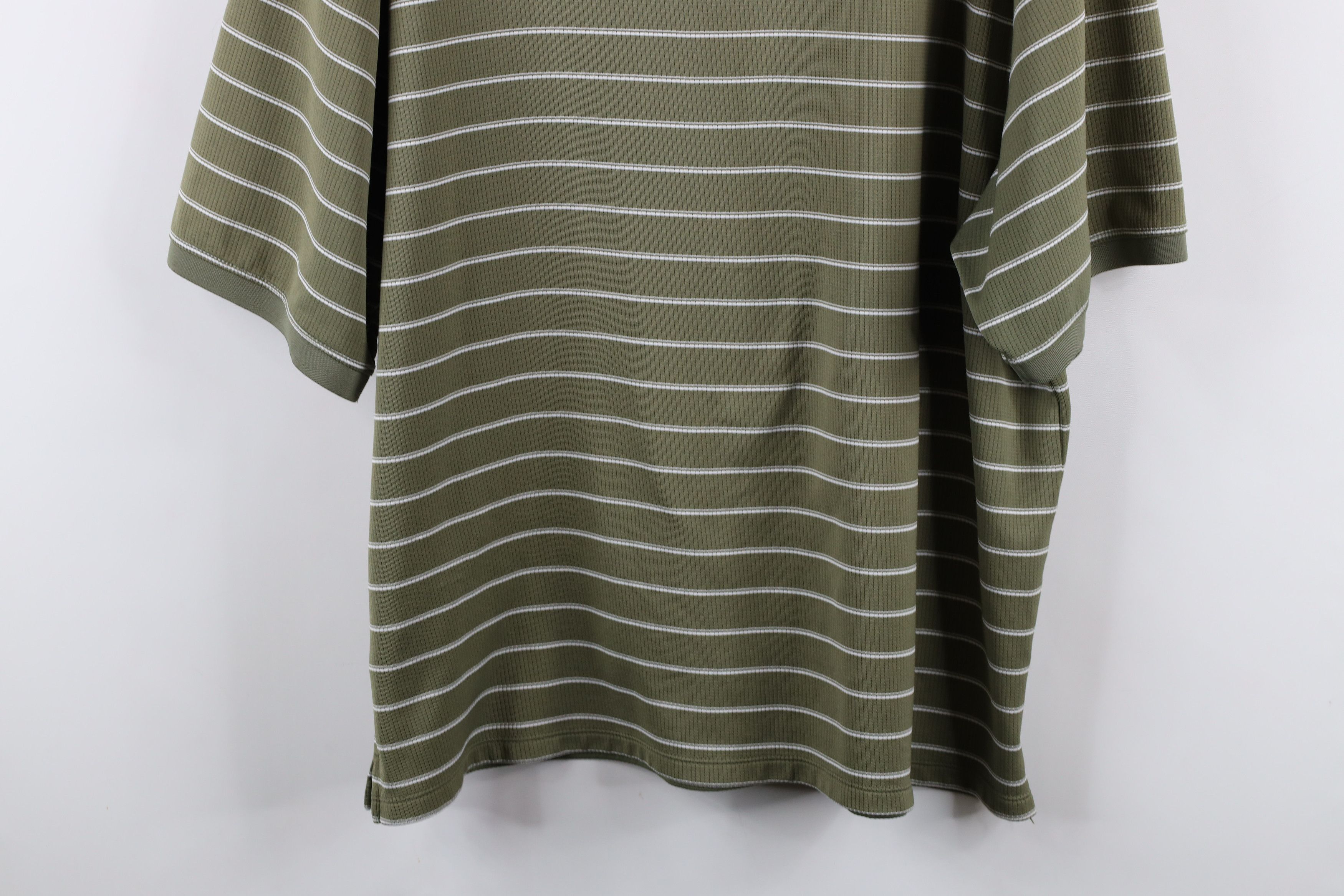 Nike × Vintage Vintage Nike Scott Mini Swoosh Striped Golf Polo Shirt Size US XL / EU 56 / 4 - 14 Thumbnail