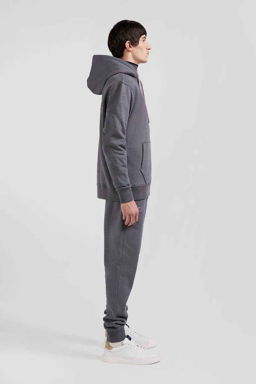 Eden Park o1s22i1n1024 Embroidered Logo Hooded Sweatshirt in Grey Size US L / EU 52-54 / 3 - 5 Thumbnail