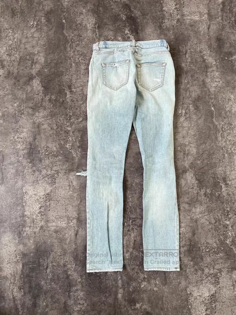 Saint Laurent Paris Saint Laurent Paris Light blue water-washed destroyed Size US 28 / EU 44 - 7 Thumbnail