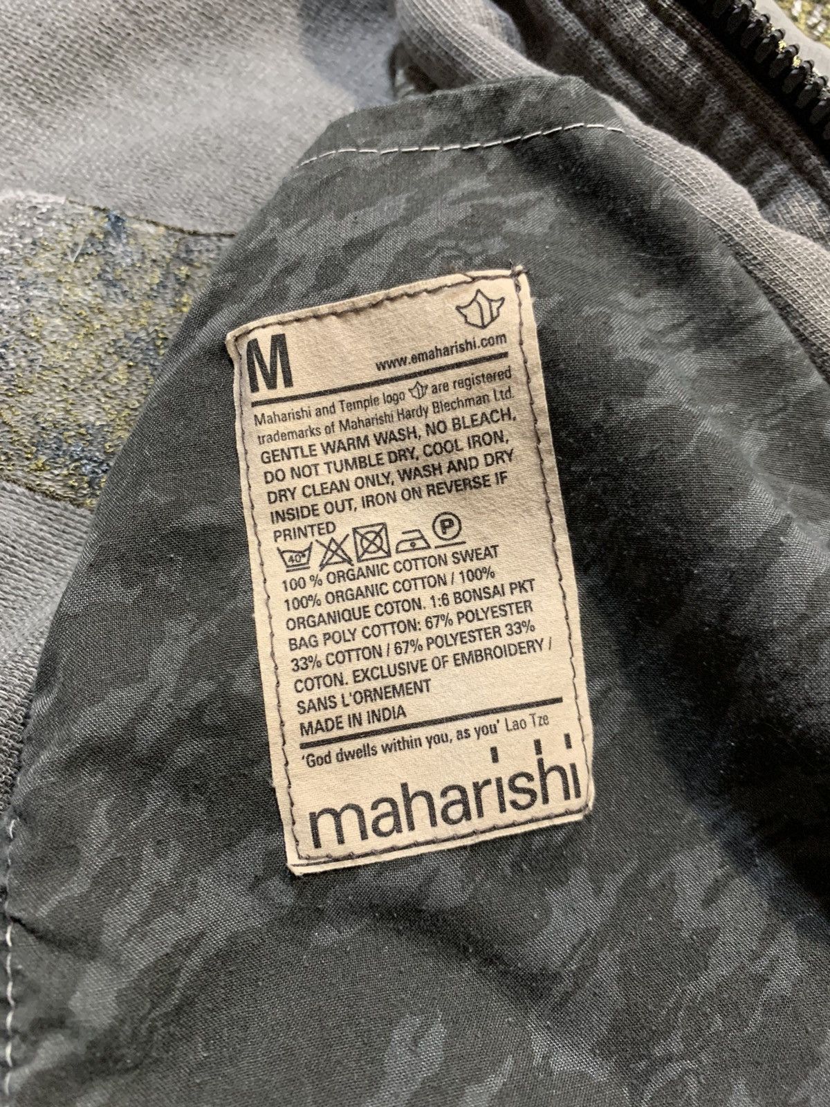 Maharishi Rare Maharishi Dragon Embroidered Logo Y2K Zip Hoodie Size US M / EU 48-50 / 2 - 11 Thumbnail