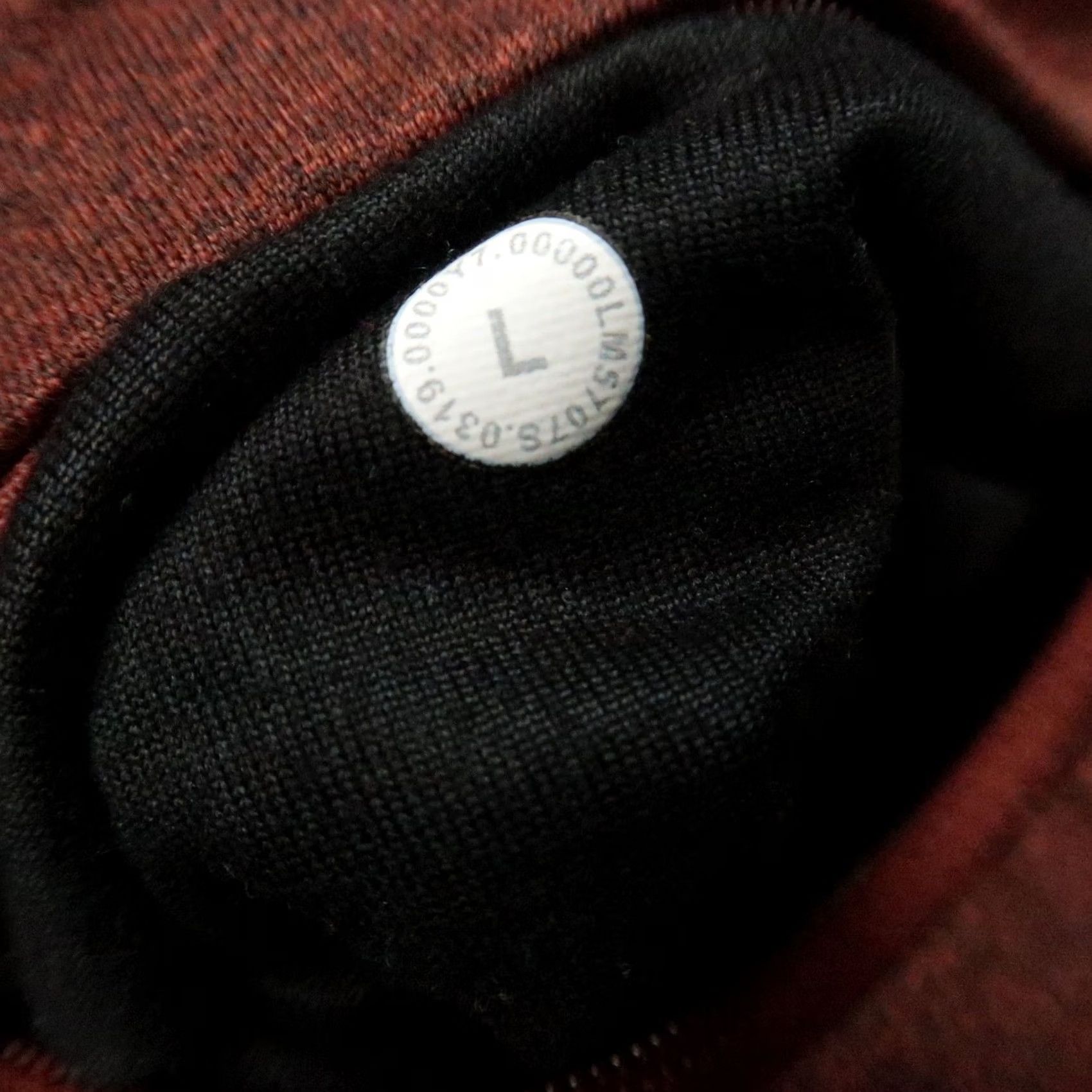 Lululemon lululemon Pants Mens Large Red City Sweat Thermo Jogger Zip Pocket Stretch Size US 33 - 7 Thumbnail