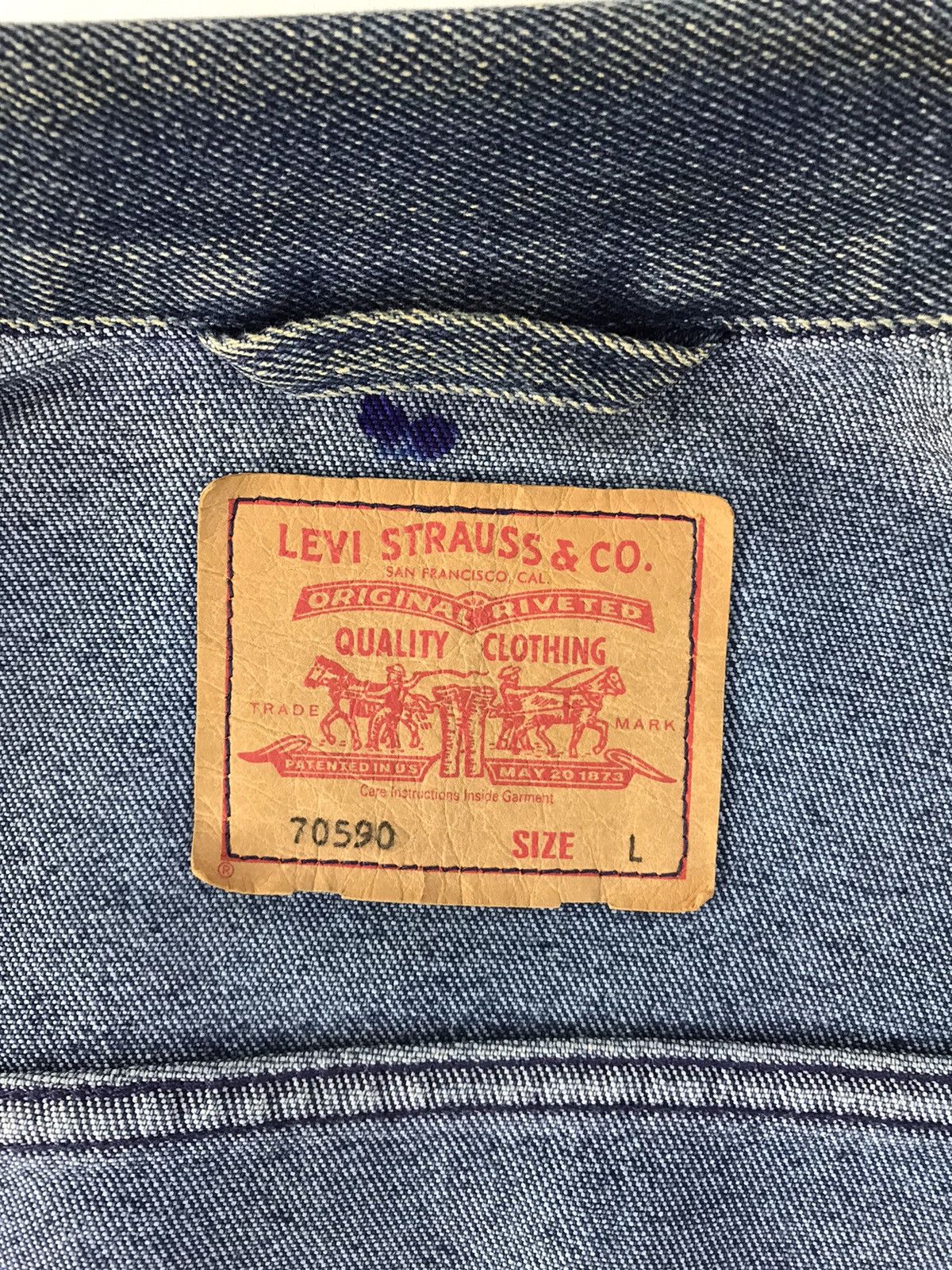 Japanese Brand × Levi's × Vintage Vintage Levis Denim Jacket Button Up Double Pocket Size US S / EU 44-46 / 1 - 9 Thumbnail