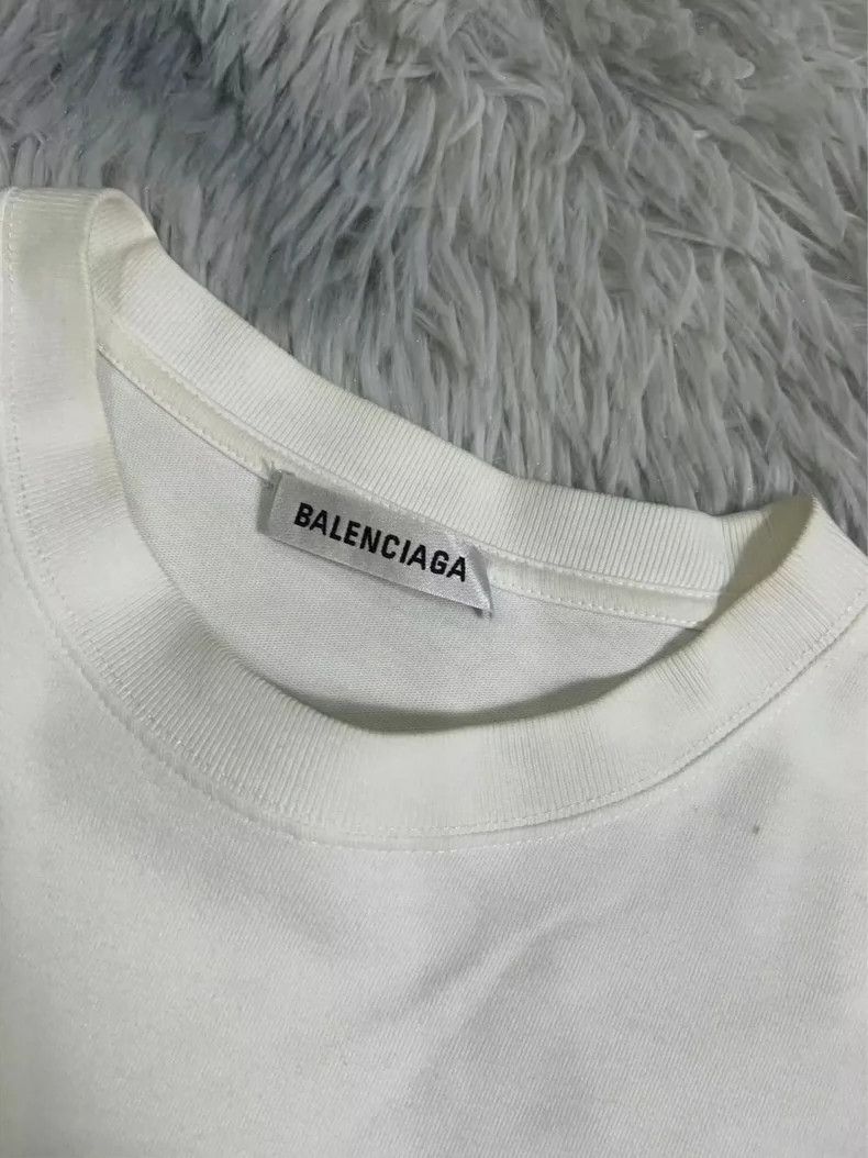 Balenciaga Balenciaga Band short sleeve white Size US M / EU 48-50 / 2 - 4 Thumbnail