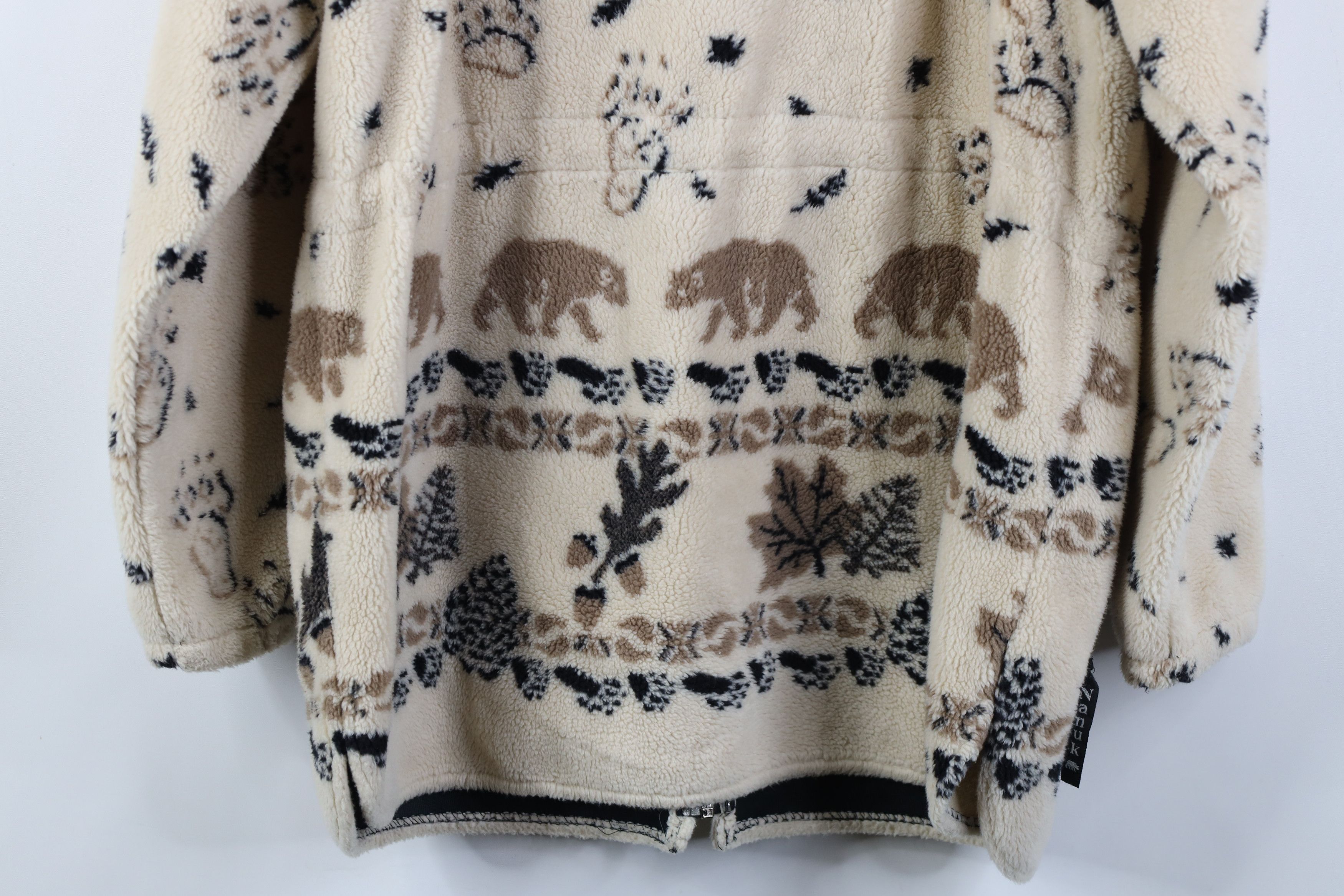 Vintage Vintage 90s Streetwear Animal All Over Print Fleece Jacket Size M / US 6-8 / IT 42-44 - 17 Thumbnail