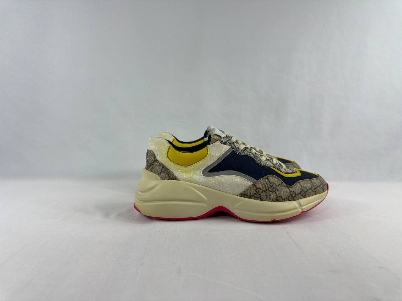 Gucci Gucci GG Rhyton Beige White Yellow Sneakers | Grailed