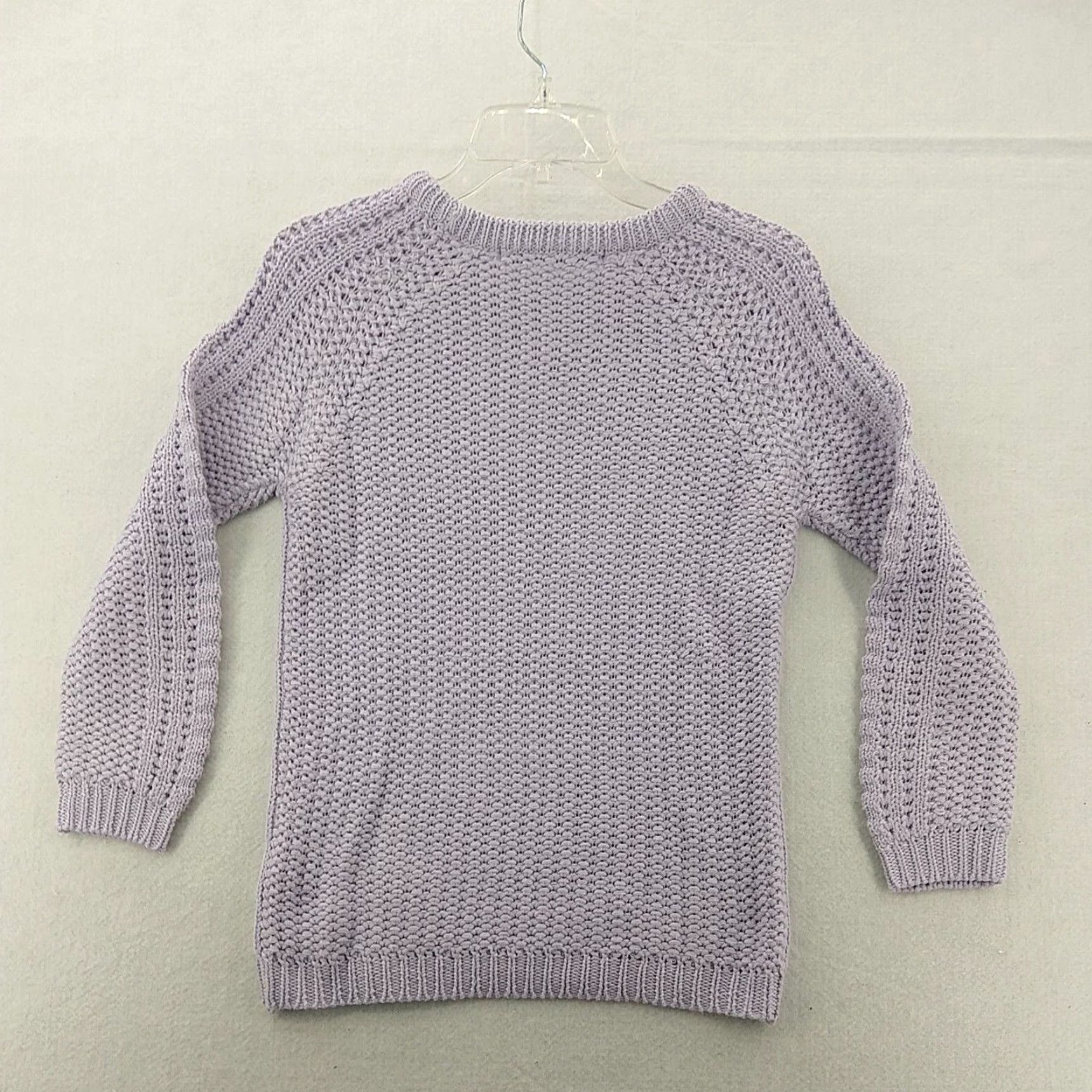 Vintage VINTAGE Zara Knit Sweater M Women Purple Cable-Knit Knit Pullover Round Neck Long Sleeve Solid Casual Fall Winter 2000s Classic Mens Womens Size M / US 6-8 / IT 42-44 - 2 Thumbnail