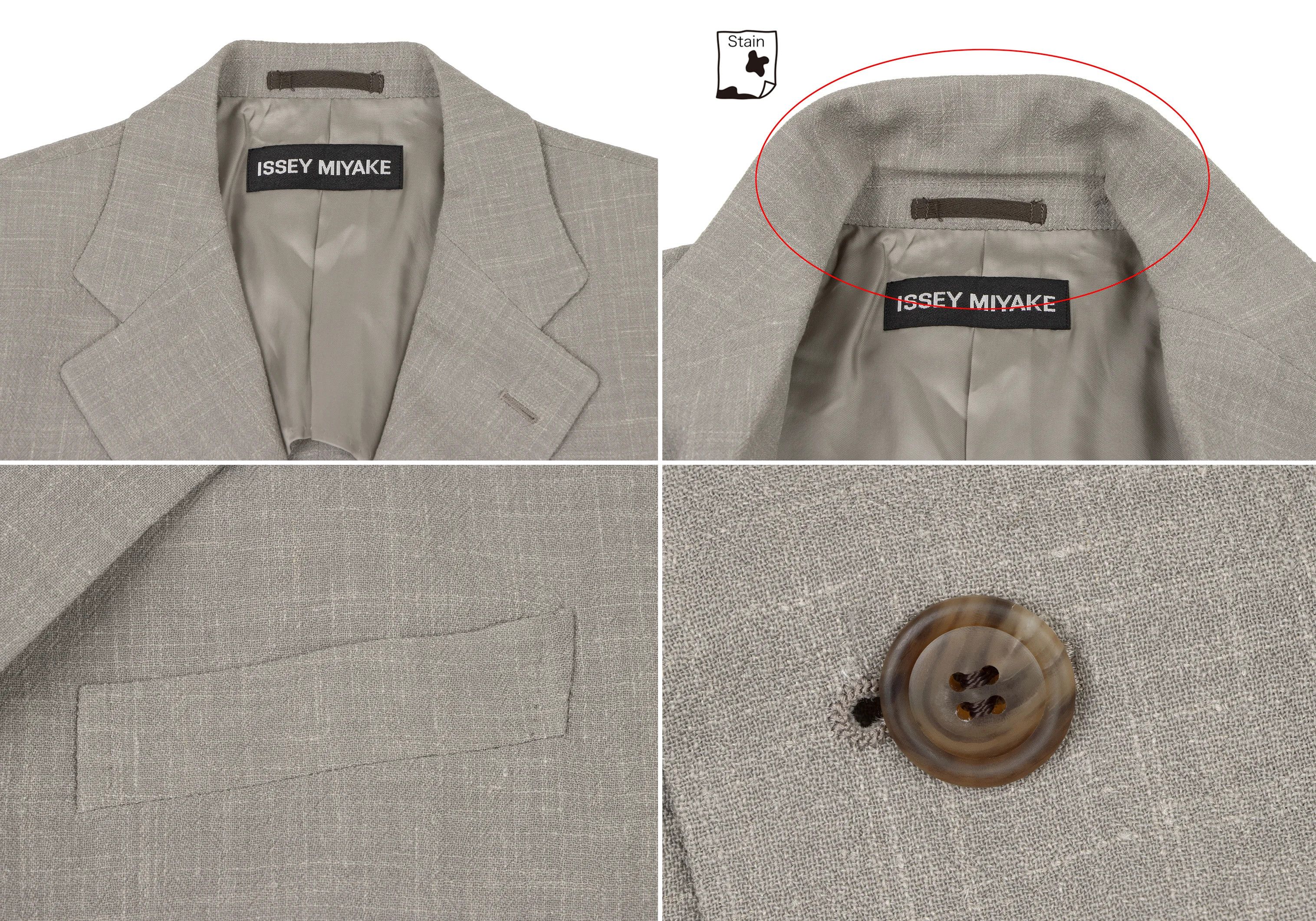 Issey Miyake Wool Linen Suit Set in Gray Size 4 5 Size US XL / EU 56 / 4 - 4 Thumbnail