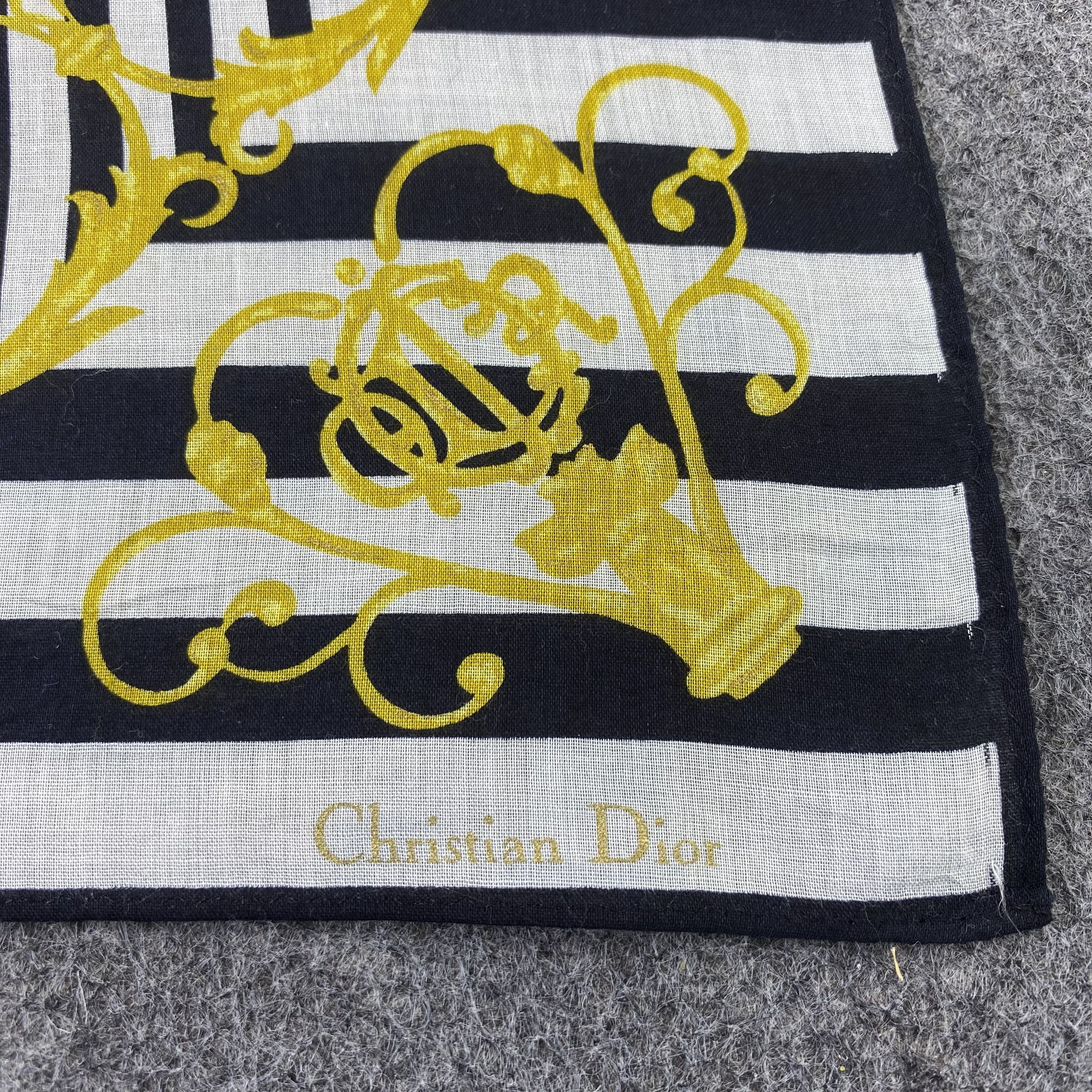 Designer Christian Dior Handkerchief / Bandana / Neckerchief-B1255 Size ONE SIZE - 5 Thumbnail