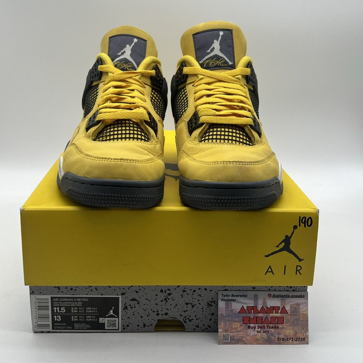 Jordan Brand Air Jordan 4 lightning Size US 11.5 / EU 44-45 - 2 Thumbnail