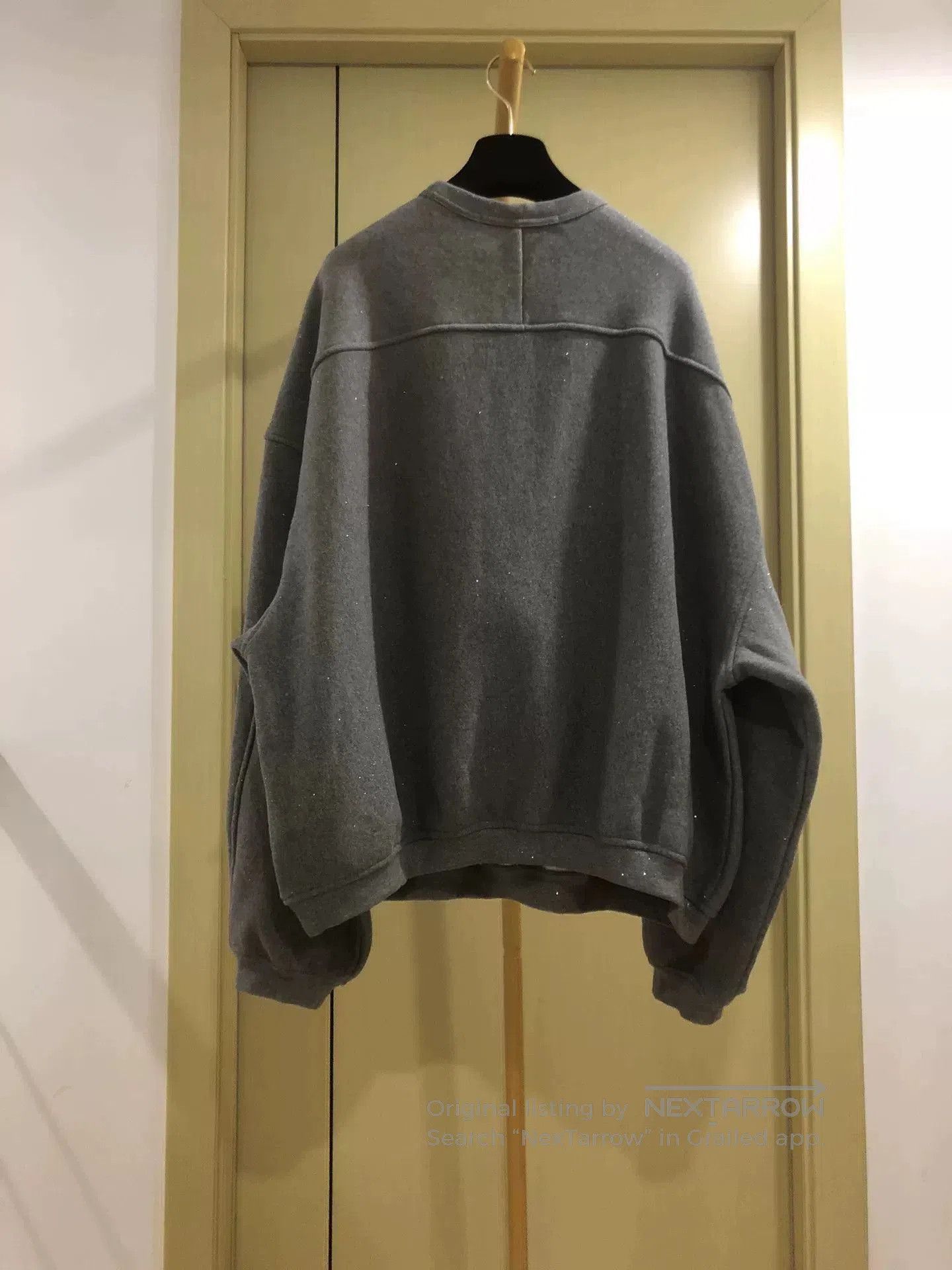Alexander Wang Alexander Wang Gray Glitter Sweatshirt. Size US L / EU 52-54 / 3 - 2 Thumbnail