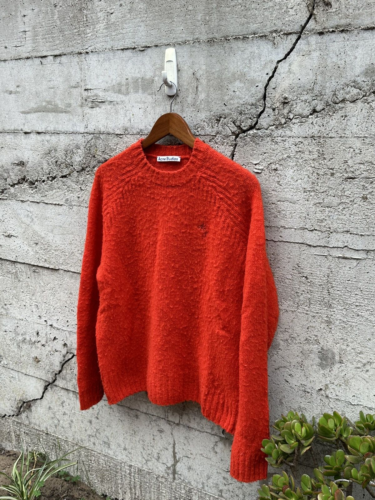 Acne Studios RARE GRAIL Acne Studios logo embroidered sweater Size US M / EU 48-50 / 2 - 1 Thumbnail