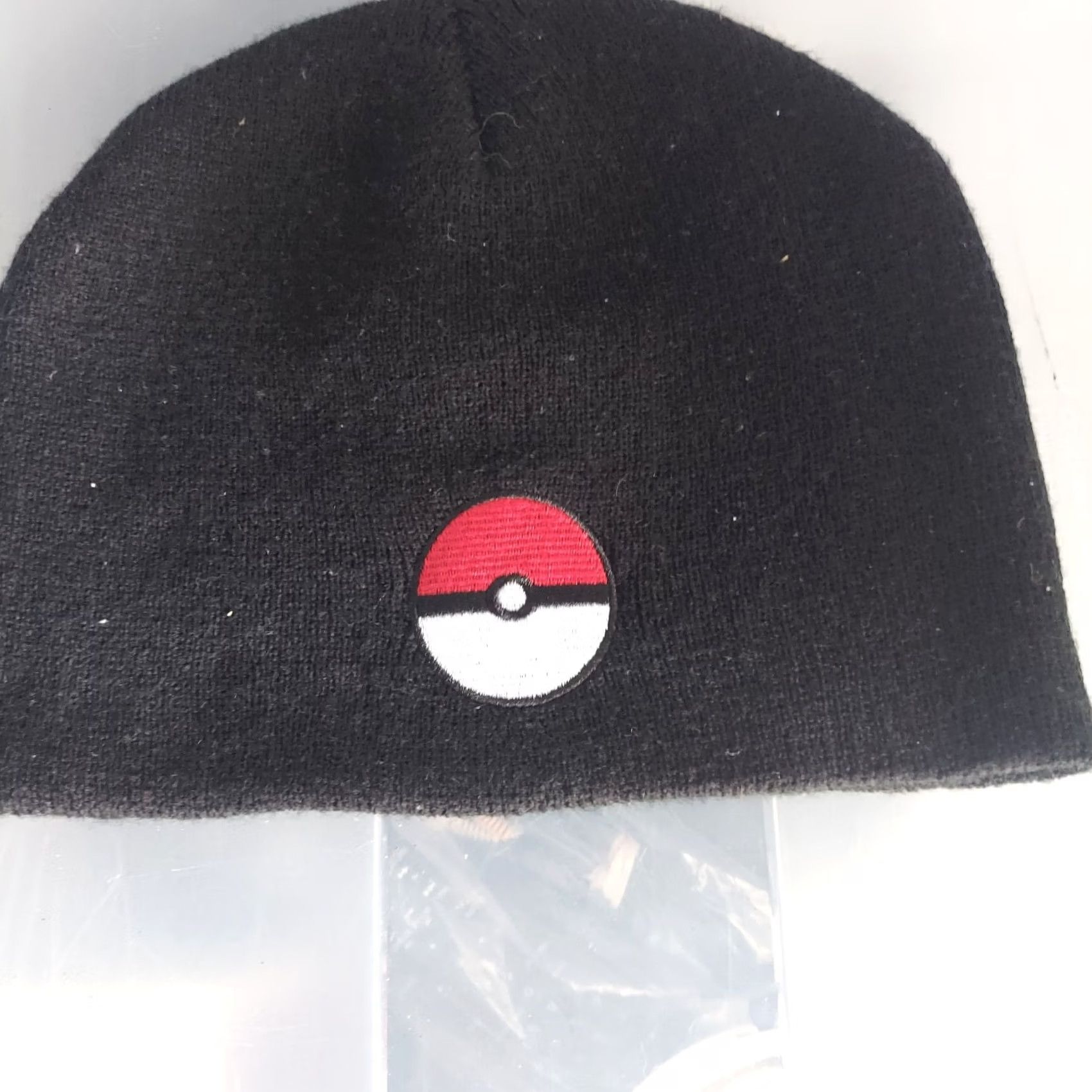 Vintage VINTAGE Bioworld Beanie Cap - Pokemon POKEBALL Black Warm Cloth Winter Cap Mens Beanie Cartoon Winter Mens Size ONE SIZE - 3 Thumbnail