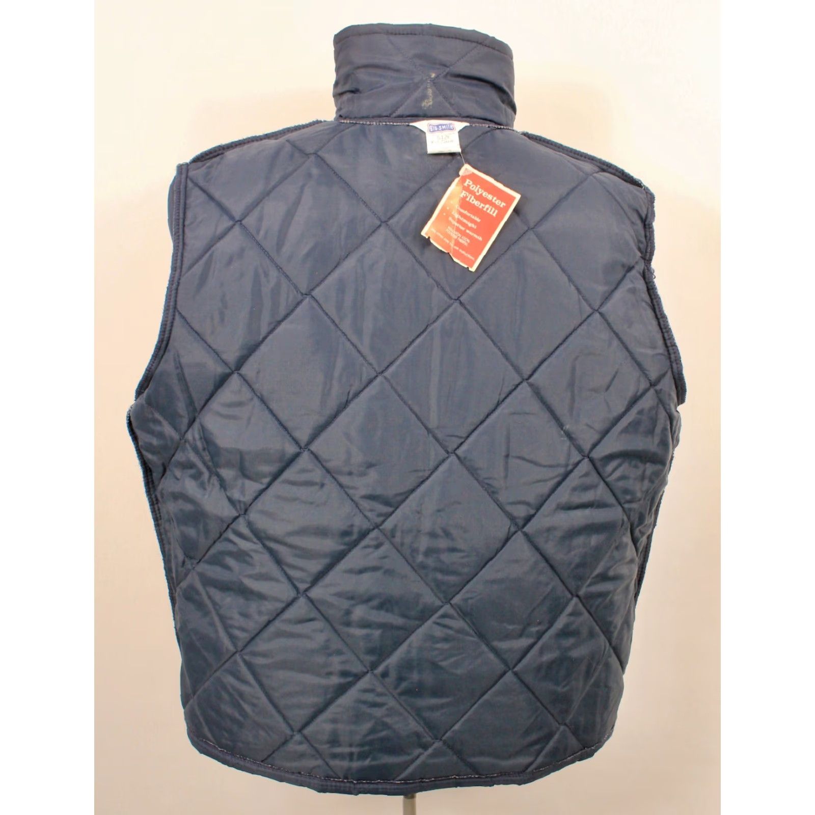 Vintage VINTAGE Big Smith Jacket Mens 70s Quilted Puffer Wool? Nylon Blue XL 70s Quilt Jacket Mens Size US XL / EU 56 / 4 - 3 Thumbnail