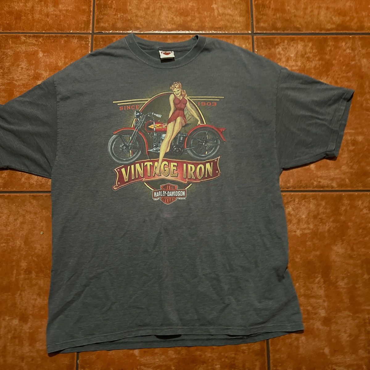 Harley Davidson × Vintage Harley Davidson shirt Size US XL / EU 56 / 4 - 1 Thumbnail
