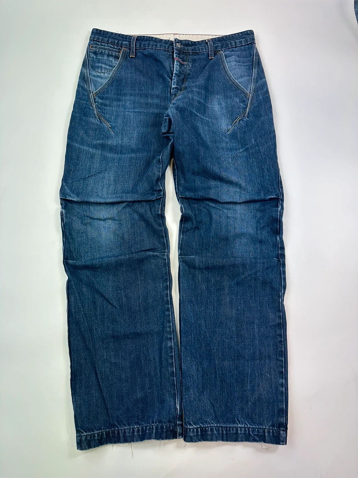 Marithe + Francois Girbaud Marithé + François Girbaud Baggy Denim Jeans Pants Size US 36 / EU 52 - 1 Thumbnail