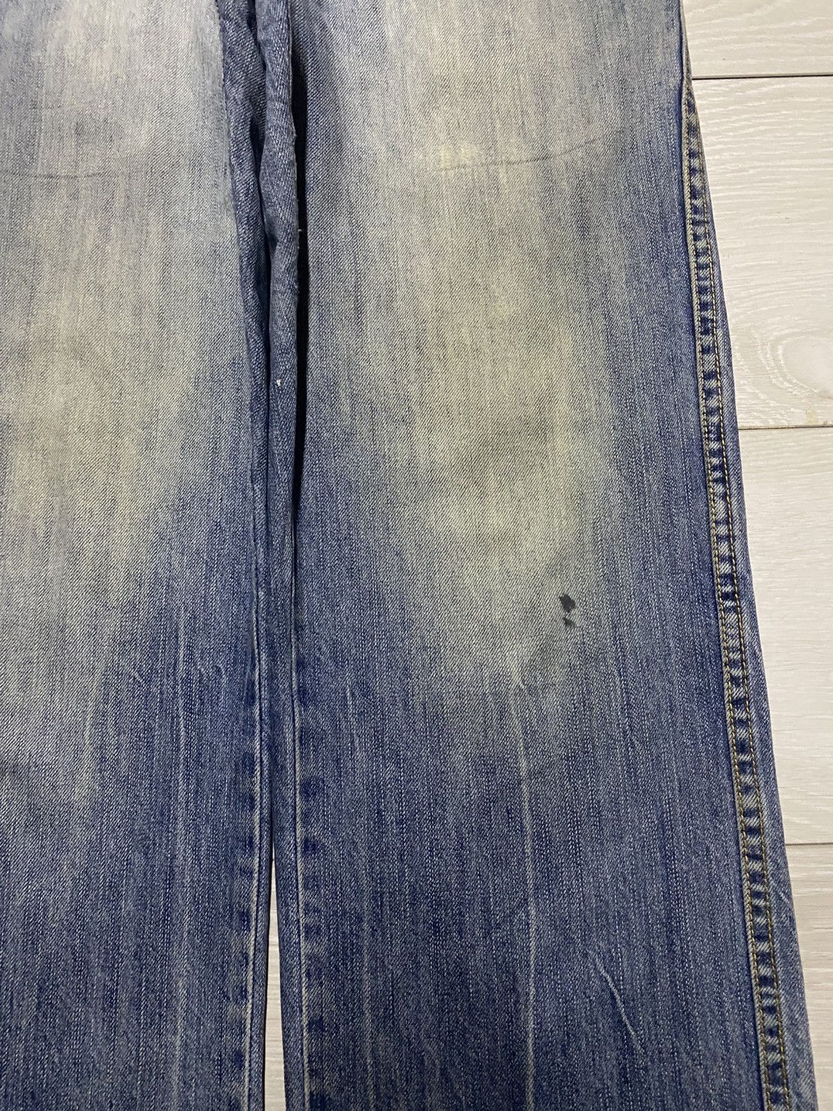 Pelle Pelle Vintage Pelle Pelle Mud Wash Embroidery Logo Straight Jeans Size US 32 / EU 48 - 10 Thumbnail