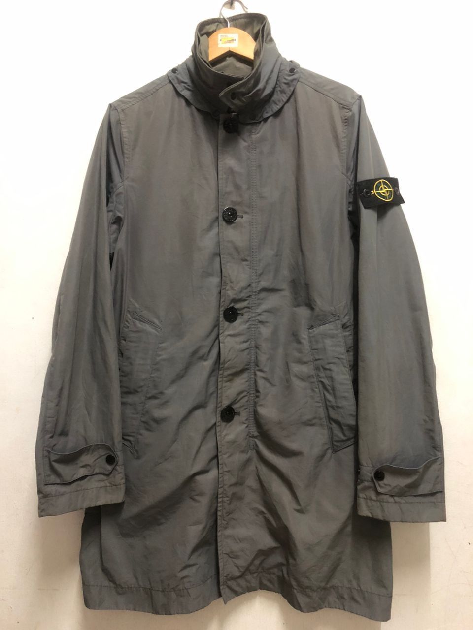 Stone Island Mid-length micro reps trench coat Size US L / EU 52-54 / 3 - 2 Thumbnail
