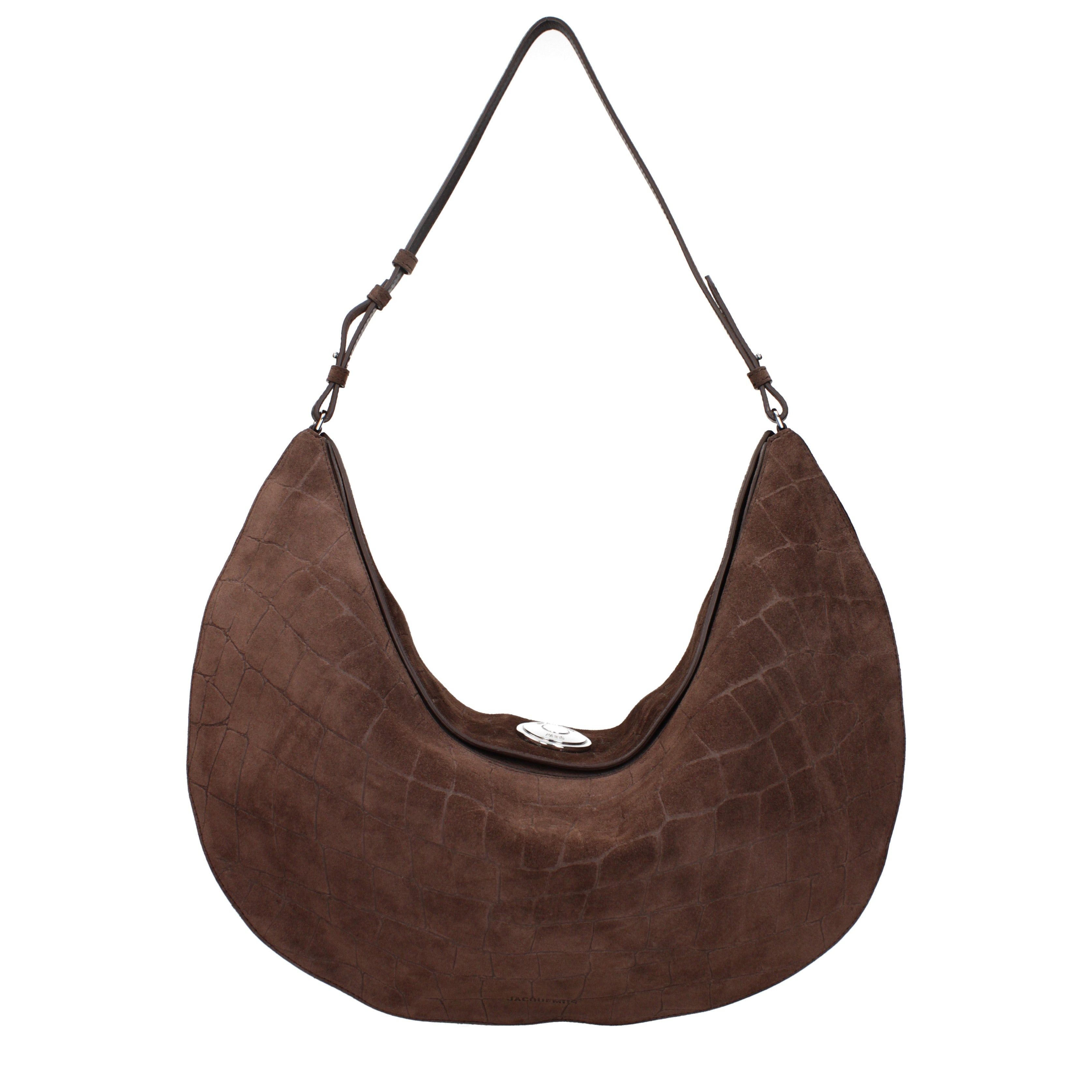 Jacquemus Jacquemus Shoulder Bags Women Suede Brown Size ONE SIZE - 1 Thumbnail
