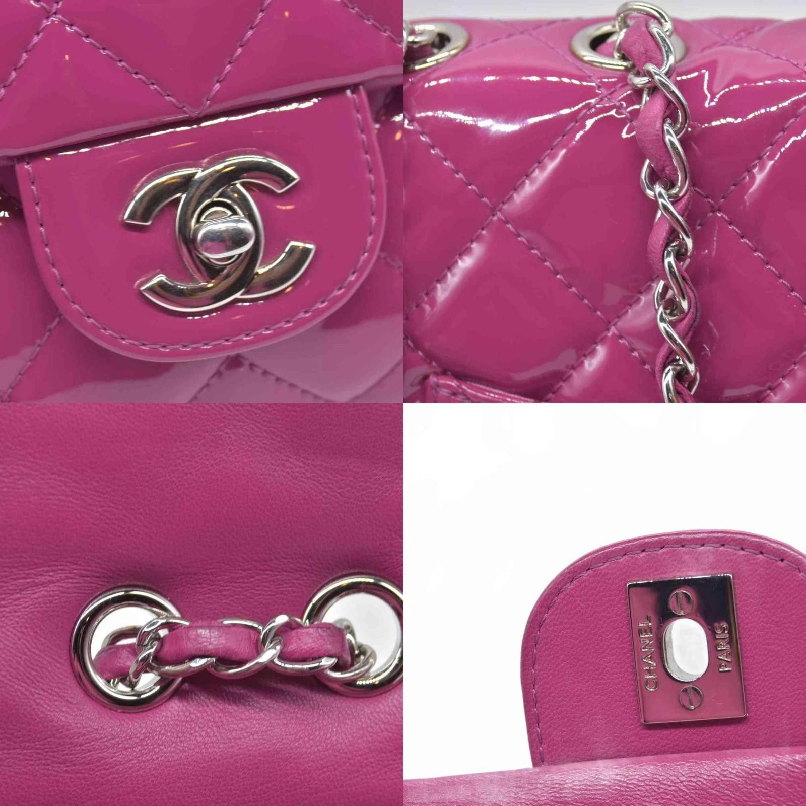 Chanel Chanel CC Quilted Patent Leather Crossbody Bag Size ONE SIZE - 4 Thumbnail