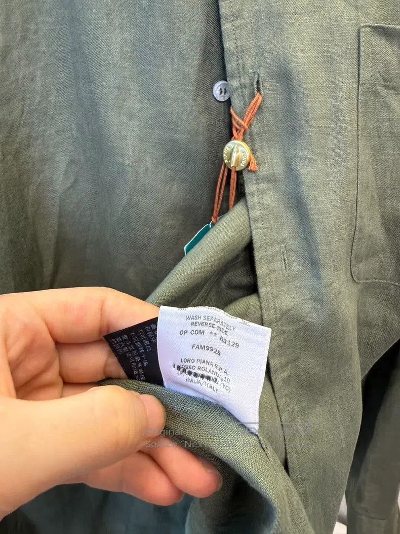 Loro Piana Loro Piana 25 Models of Men's Linen Shirt Size US S / EU 44-46 / 1 - 7 Thumbnail