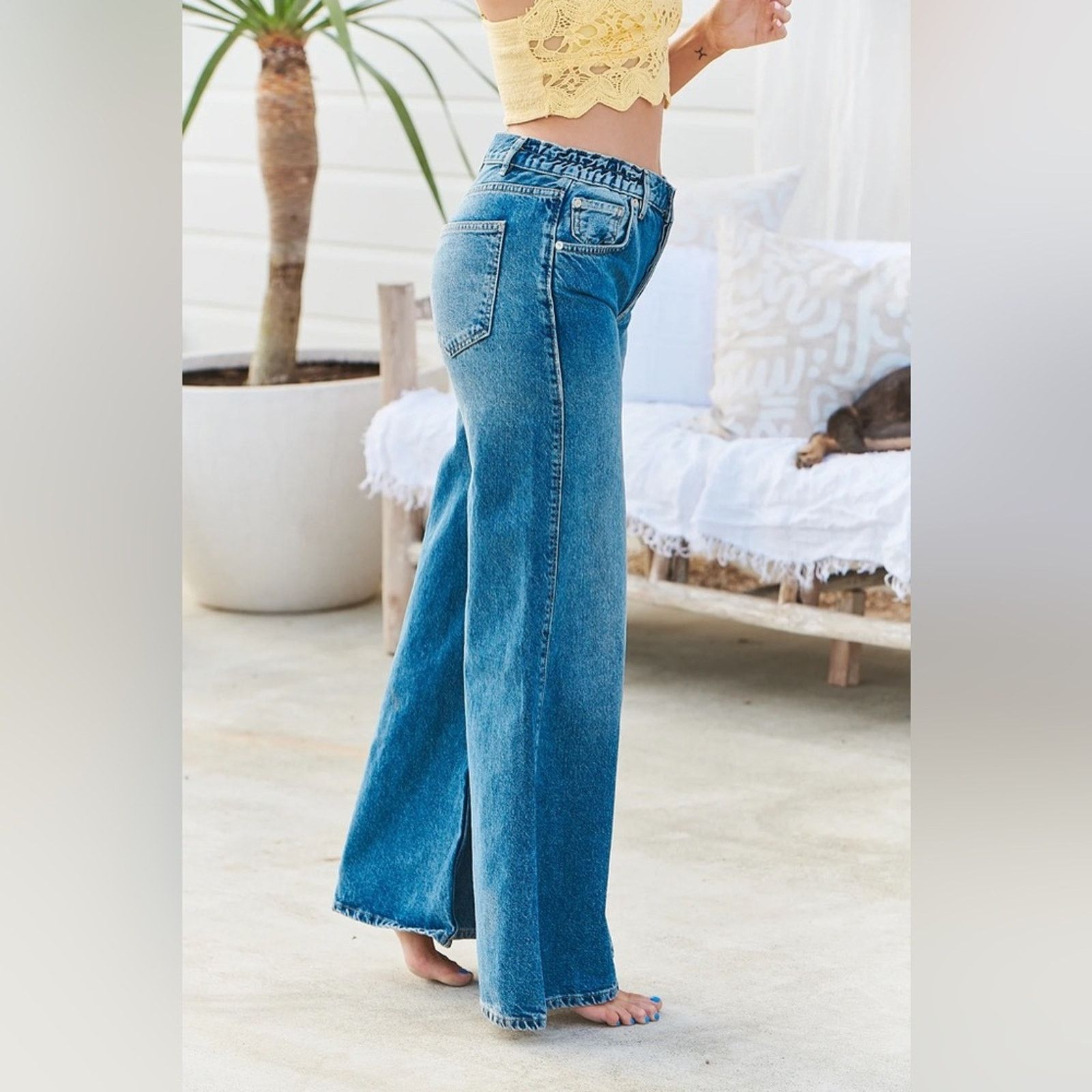 Free People 🎉LAST PIECE🎉FREE PEOPLE Lovefool Low Rise Jeans‎ Size 31" - 12 Thumbnail