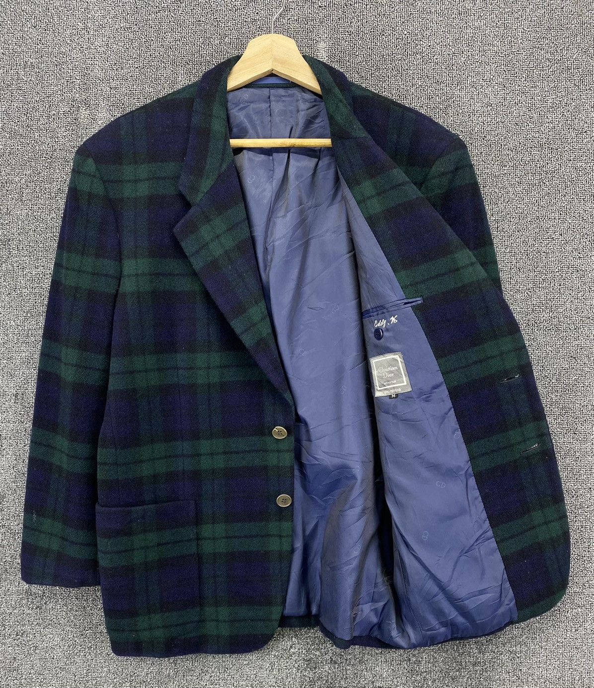 Christian Dior Monsieur Vintage Christian Dior Monsieur Shadow Plaids Coat Jacket Size US M / EU 48-50 / 2 - 6 Thumbnail