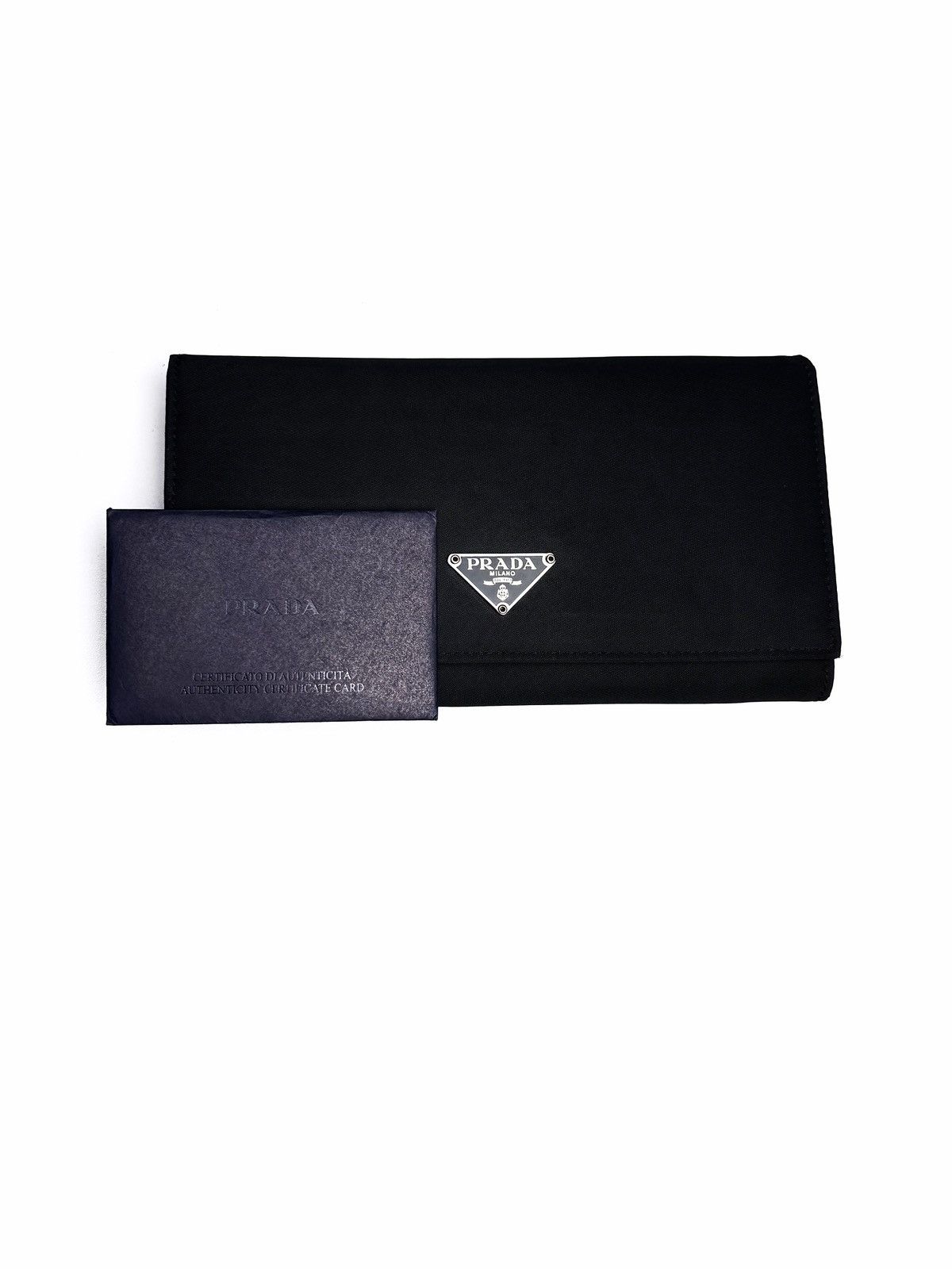 Prada Prada Tessuto Nero Long Wallet Size ONE SIZE - 2 Thumbnail