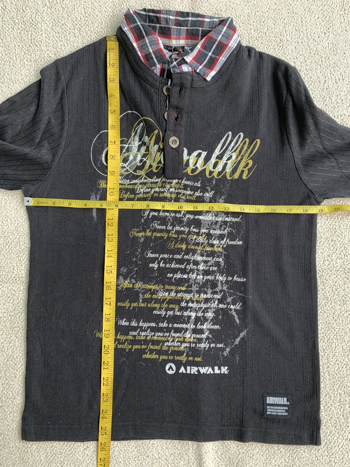 If Six Was Nine × Japanese Brand × Le Grande Bleu (L.G.B.) AIRWALK DOUBLE LAYER LONG SLEEVE IFSIXWASNINE PUNK Size US M / EU 48-50 / 2 - 10 Thumbnail