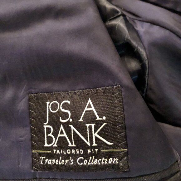 Jos. A. Bank JOS.A.BANK MEN'S 100%WOOL SPORT COAT BLAZER JACKET SIZE: 41L Size 40L - 4 Thumbnail