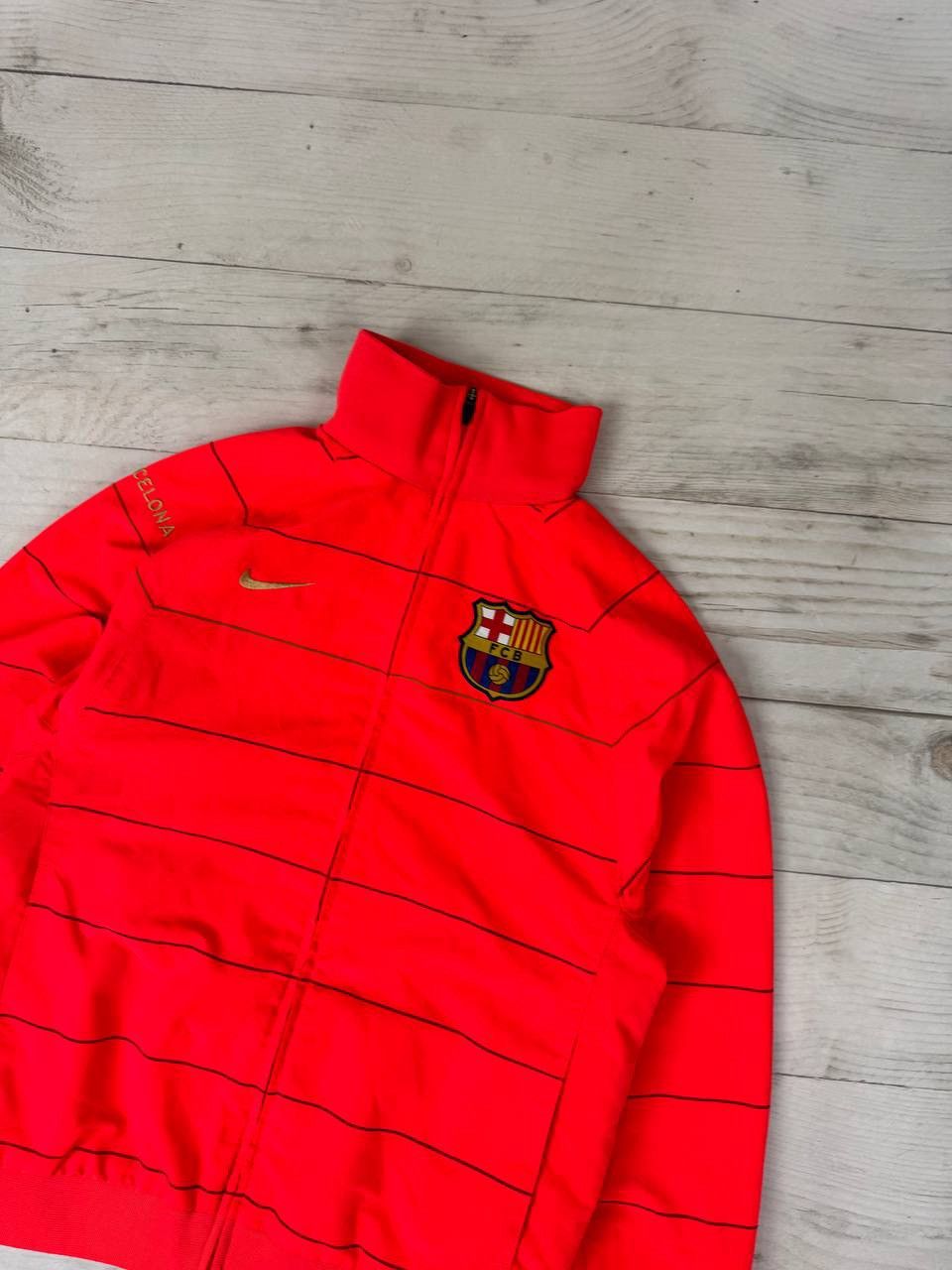 Nike Vintage Nike FC Barcelona 2009 2011 Track Jacket Soccer Size US S / EU 44-46 / 1 - 2 Thumbnail