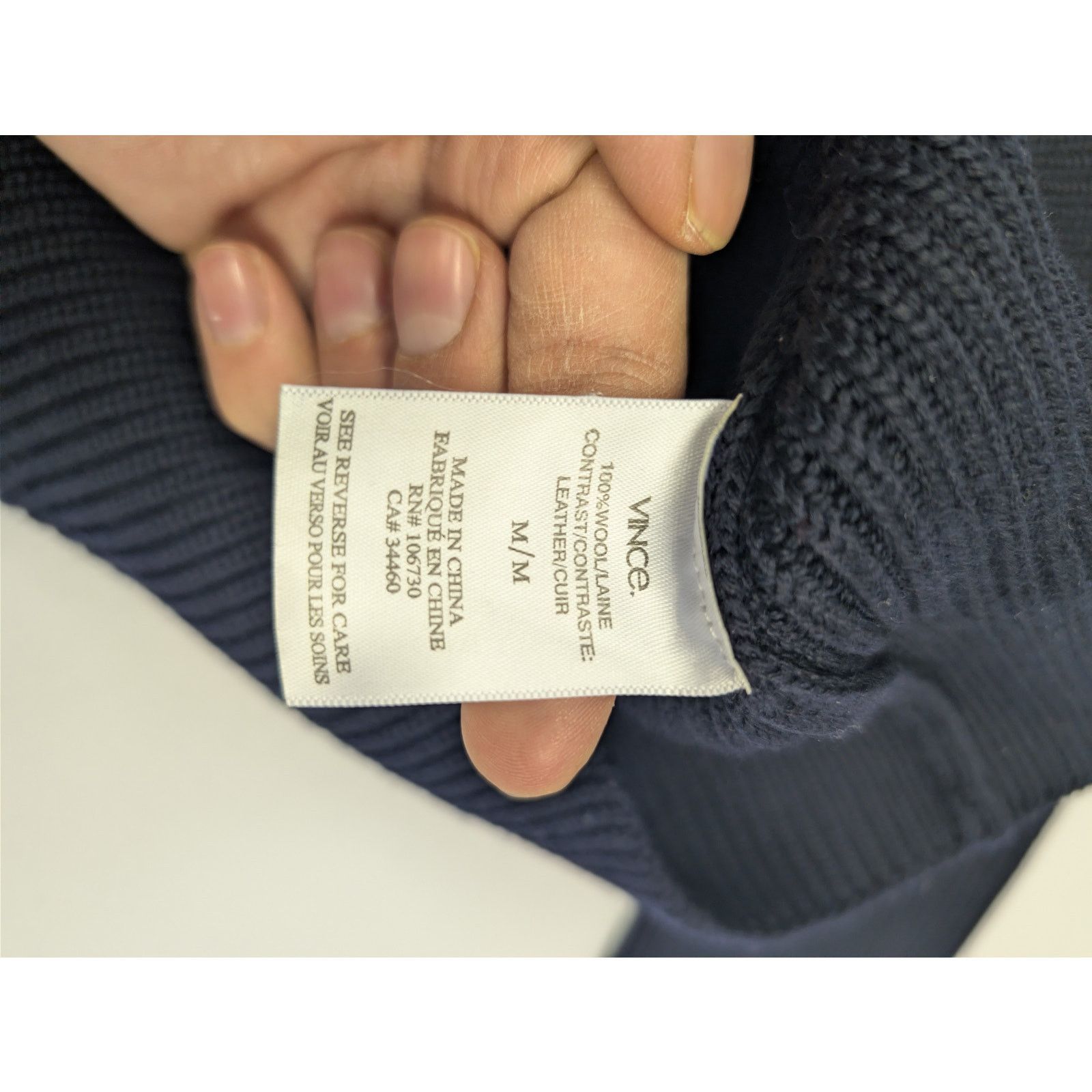 Vince o1rshd1 CC20 Sweater Sweatshirt in Navy Blue Size US M / EU 48-50 / 2 - 17 Thumbnail